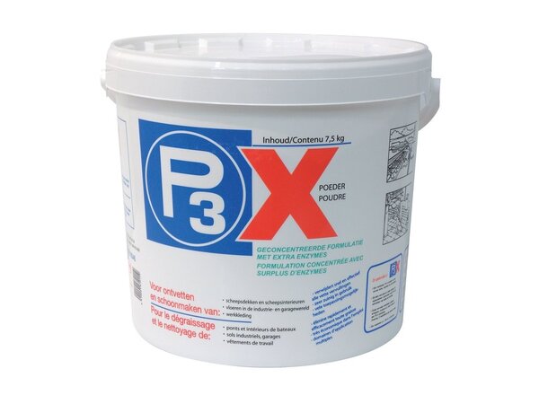 P3X P3X - Poeder - Ontvetten & Reinigen - 7,5kg - Wit P3X P3X - Poeder - Ontvetten & Reinigen - 7,5kg - Wit