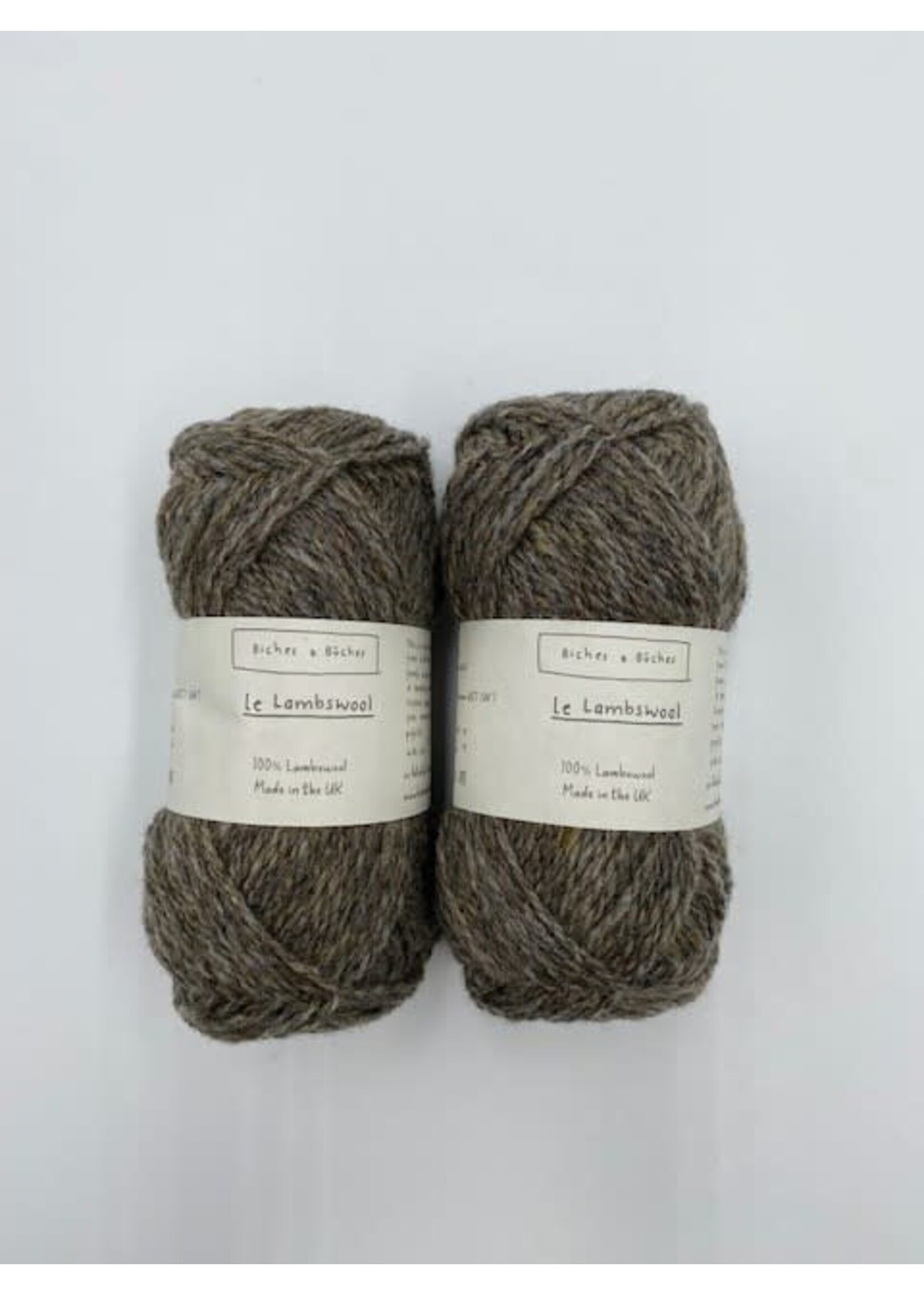 Biches et Bûches Le Lambswool 50 gr Grey Brown