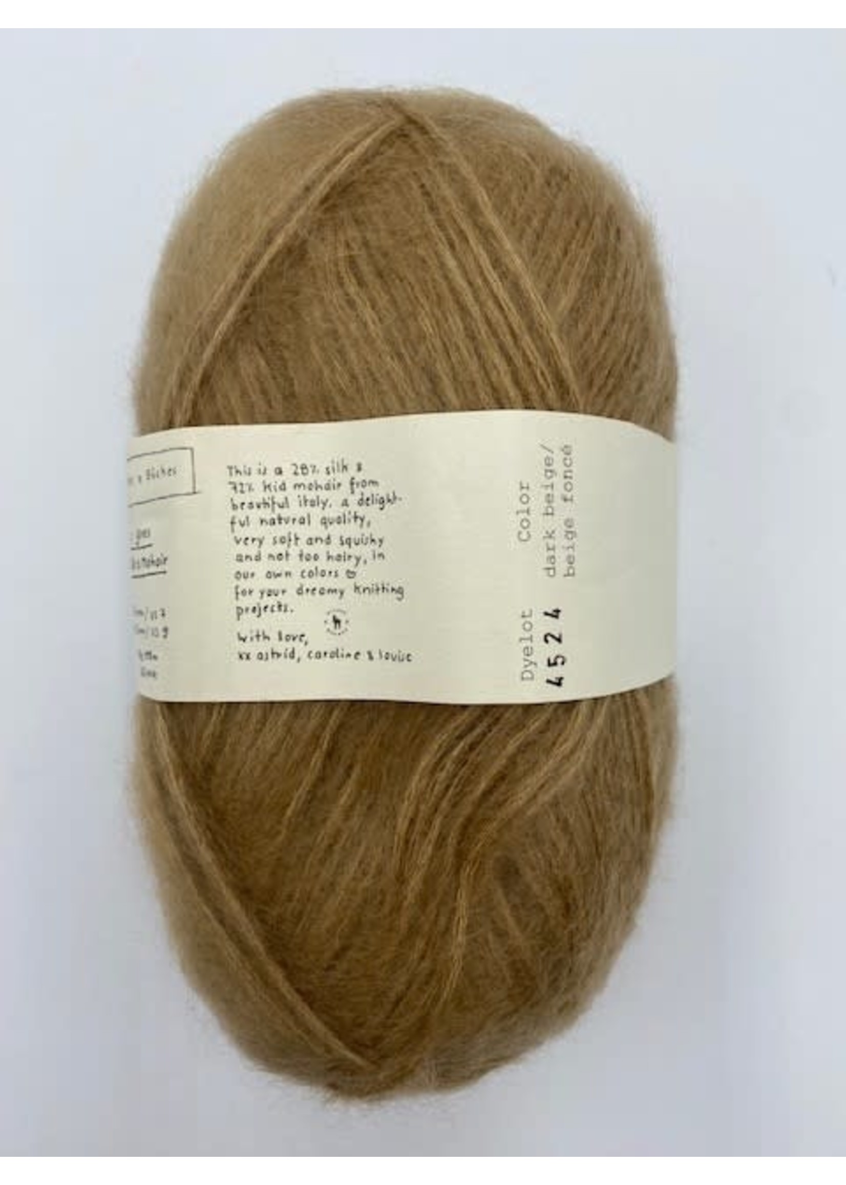 Biches et Bûches Le gros Silk & Mohair 50 gr Dark Beige