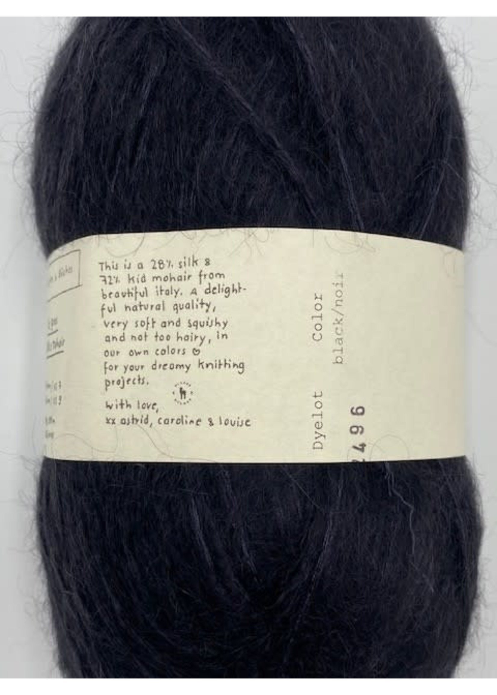 Biches et Bûches Le gros Silk & Mohair 50 gr  Black