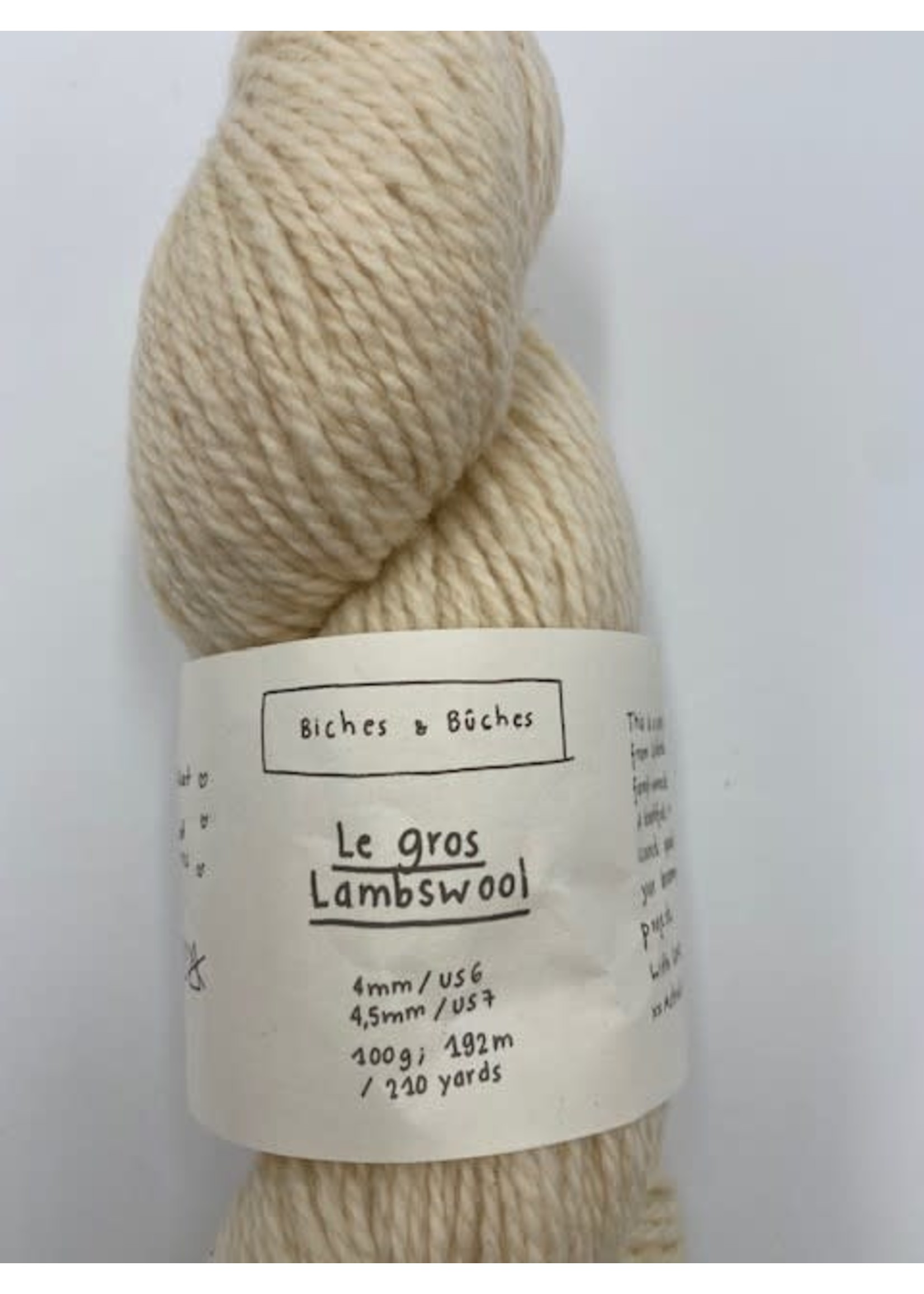 Biches et Bûches Le Gros Lambswool 100 gr Off White