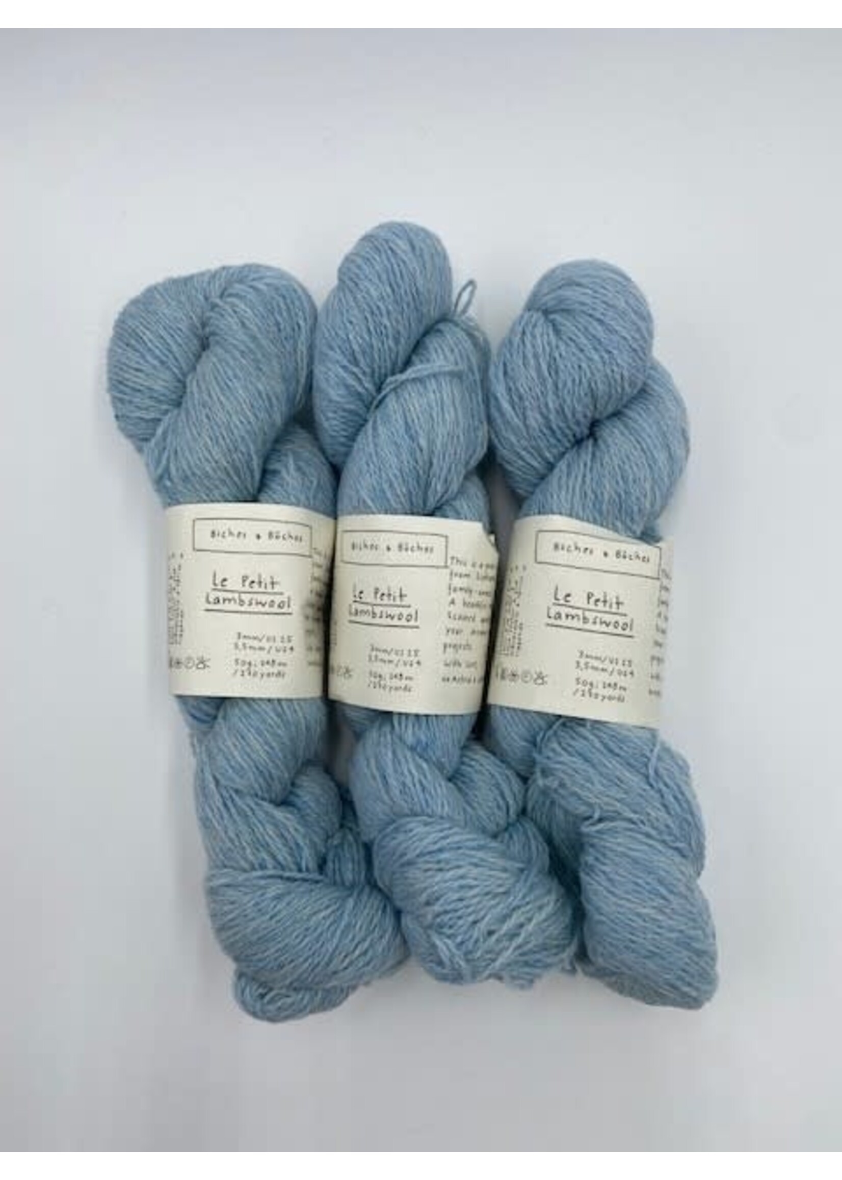 Biches et Bûches Le Petit Lambswool 50 gr   Very Light Blue