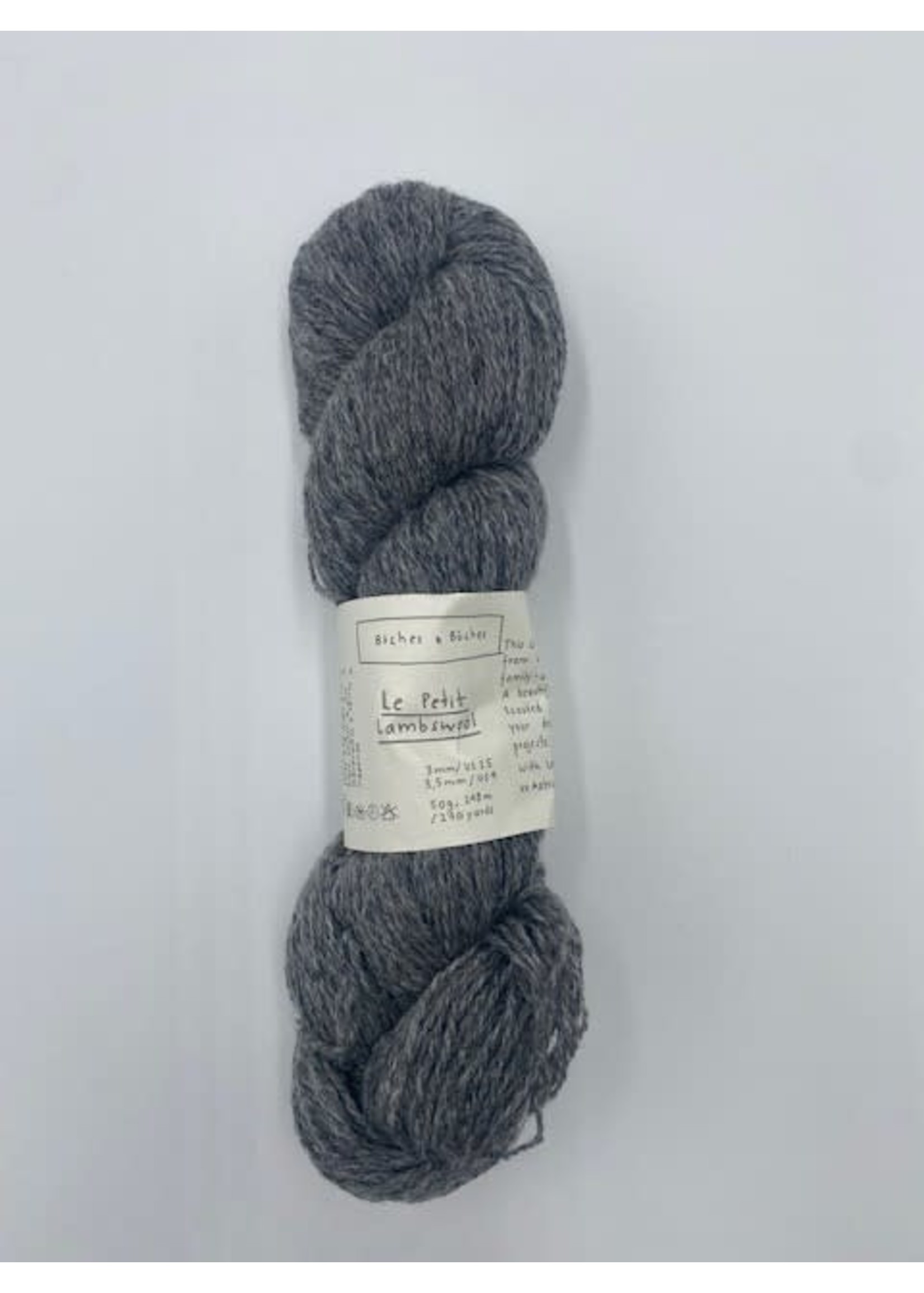 Biches et Bûches Le Petit Lambswool 50 gr  Medium Grey