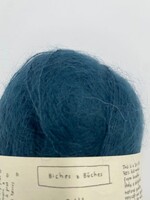 Biches et Bûches Le Petit Silk & Mohair Dark Blue Turquoise