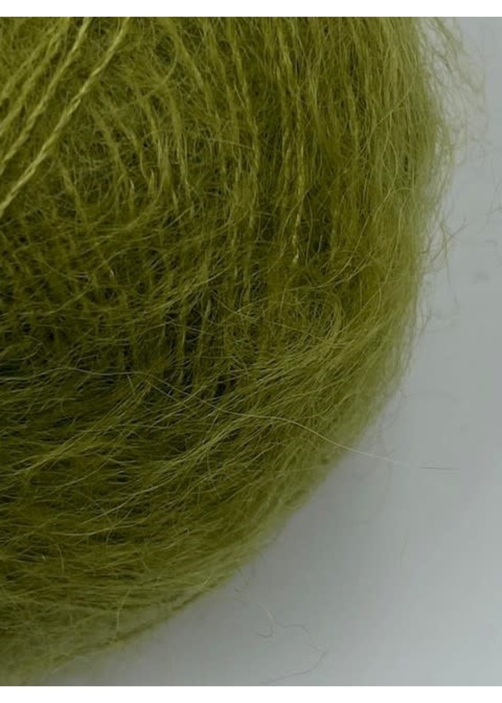 Biches et Bûches Le Petit Silk & Mohair Medium Grey Green