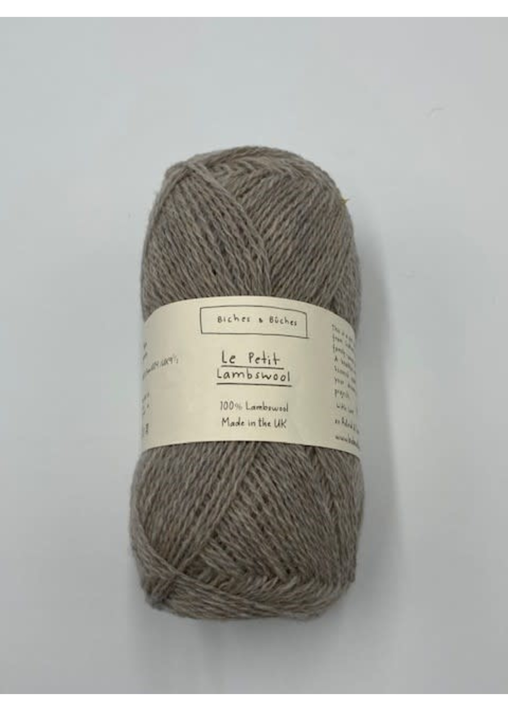 Biches et Bûches Le Petit Lambswool 50 gr  Soft Grey Beige