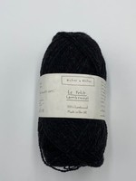 Biches et Bûches Le Petit Lambswool 50 gr  Dark Green Black