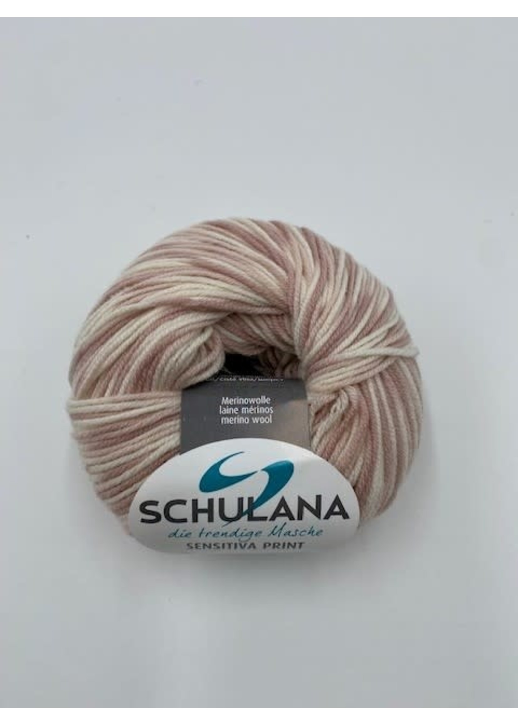 Schulana Sensitiva  Print Schulana 50 gr kleur 209 Roze mix