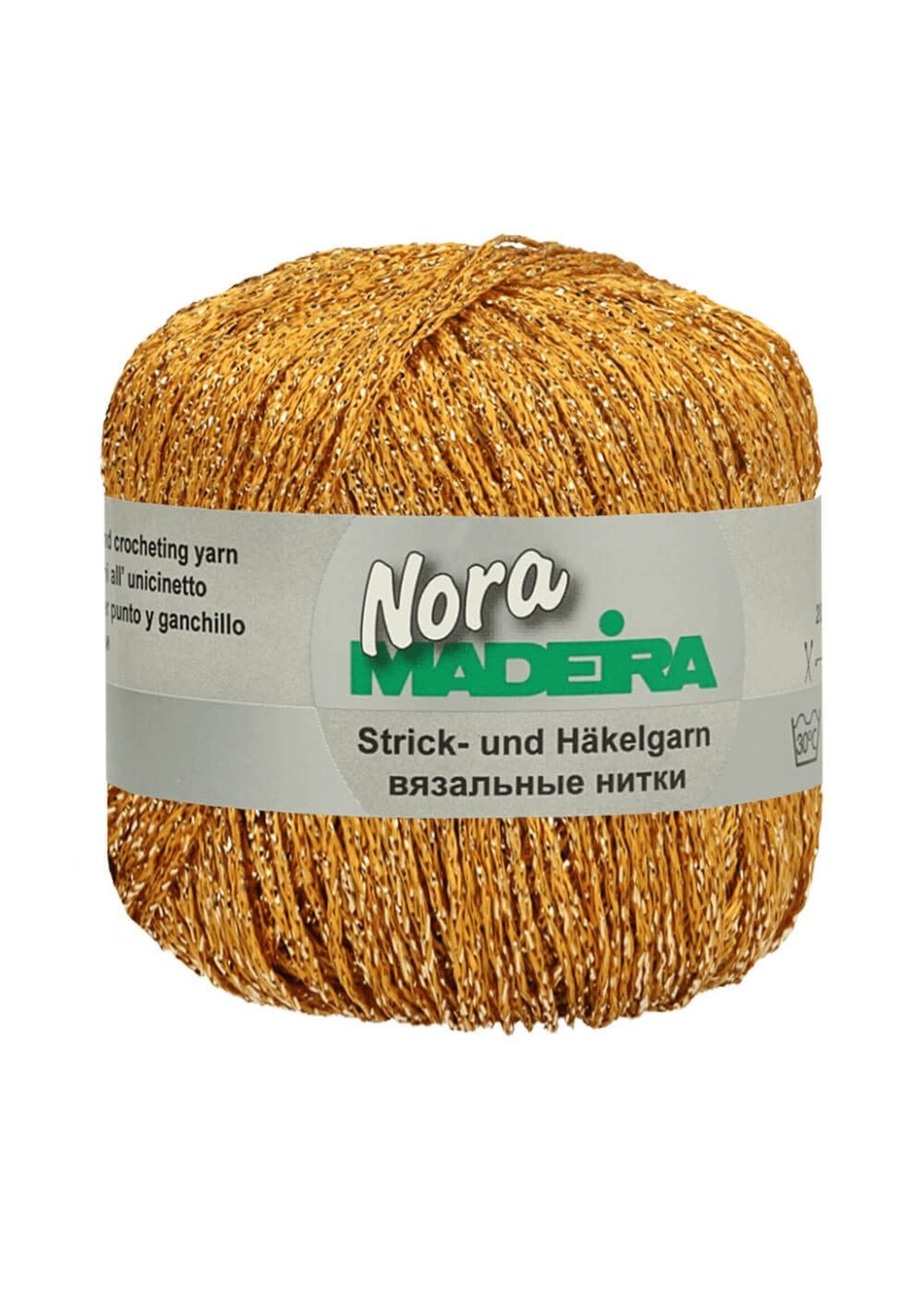 zonder merk Nora nr. 320 Oranje-Goud  Madeira Gemetalliseerd