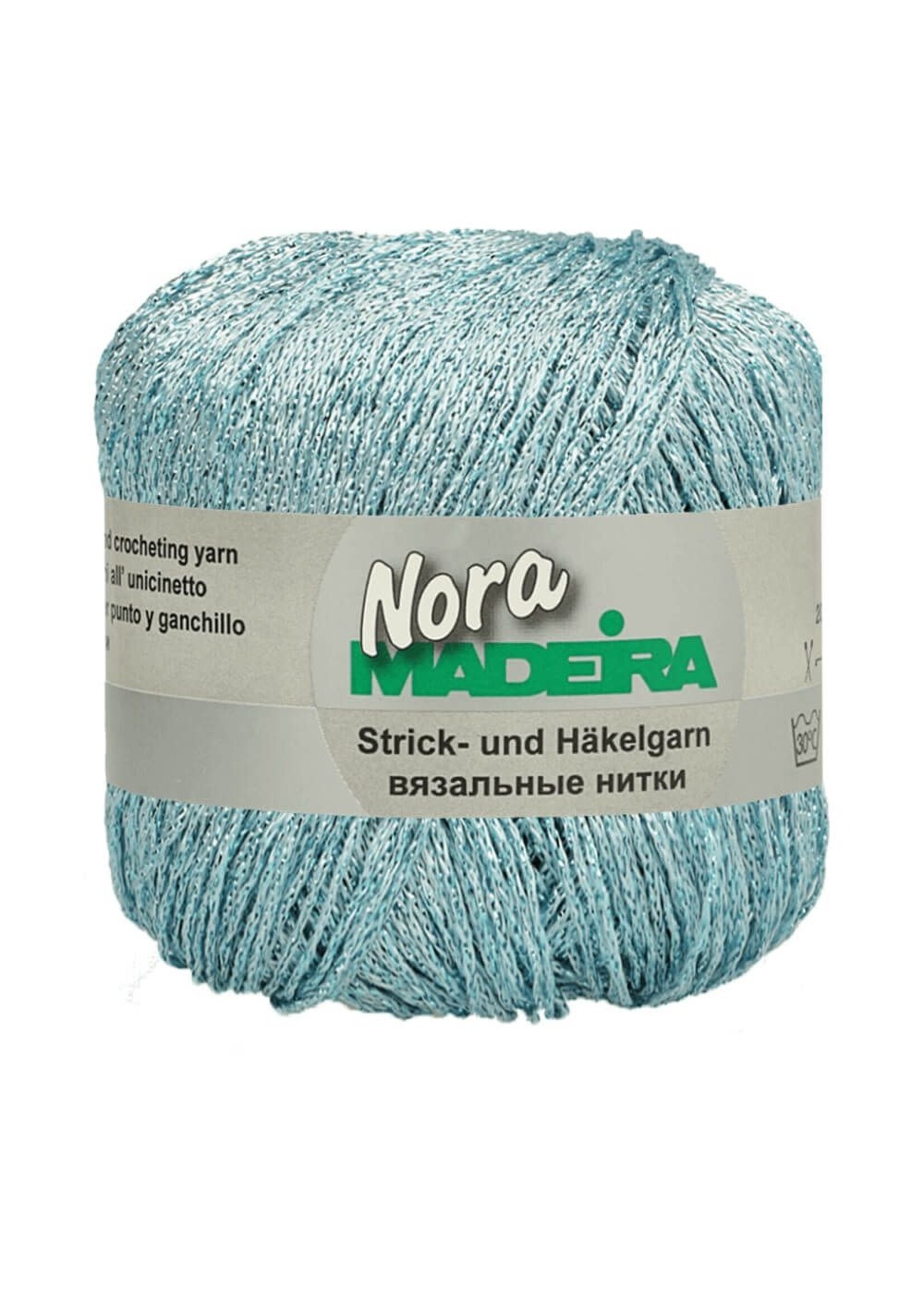 zonder merk Nora  nr.333 Turkoois  Madeira Gemetalliseerd 25 gr