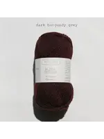 Biches et Bûches Le Petit Lambswool 50 gr Dark Burgundy Grey