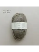 Biches et Bûches Le gros Silk & Mohair 50 gr  Grey Brown