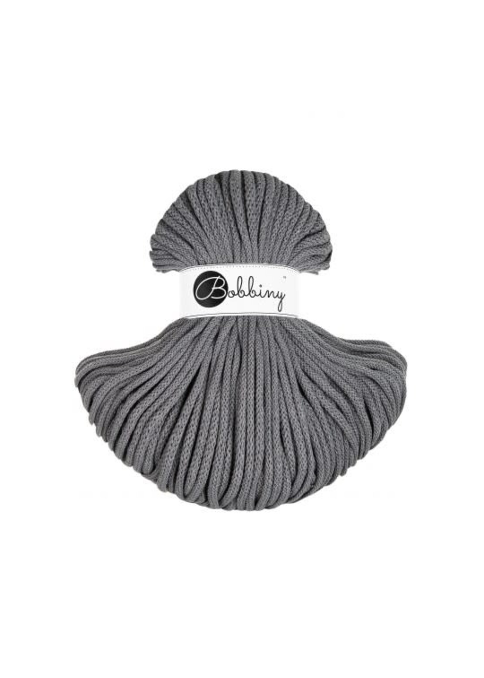 Bobbiny Stone Grey Bobbiny Premium Cotton Cord 5 mm 50 m