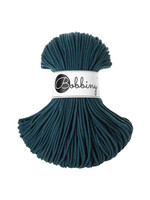 Bobbiny Junior 3 mm Peacock Blue cotton cord 100 m Bobbiny