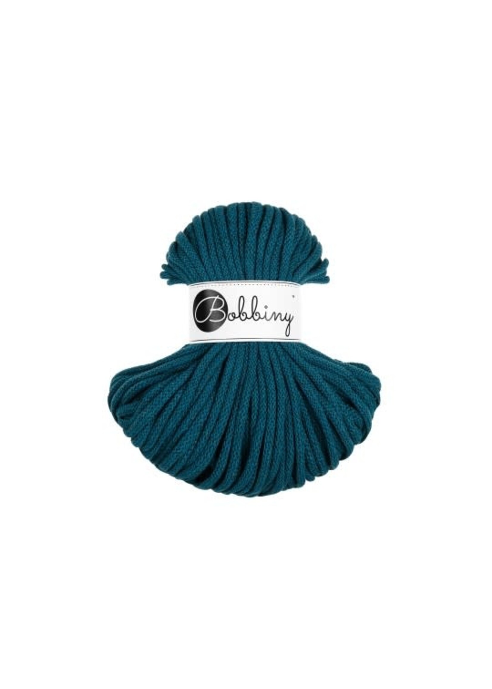 Bobbiny Peacock Blue  Bobbiny Premium Cotton Cord 5 mm 50 m