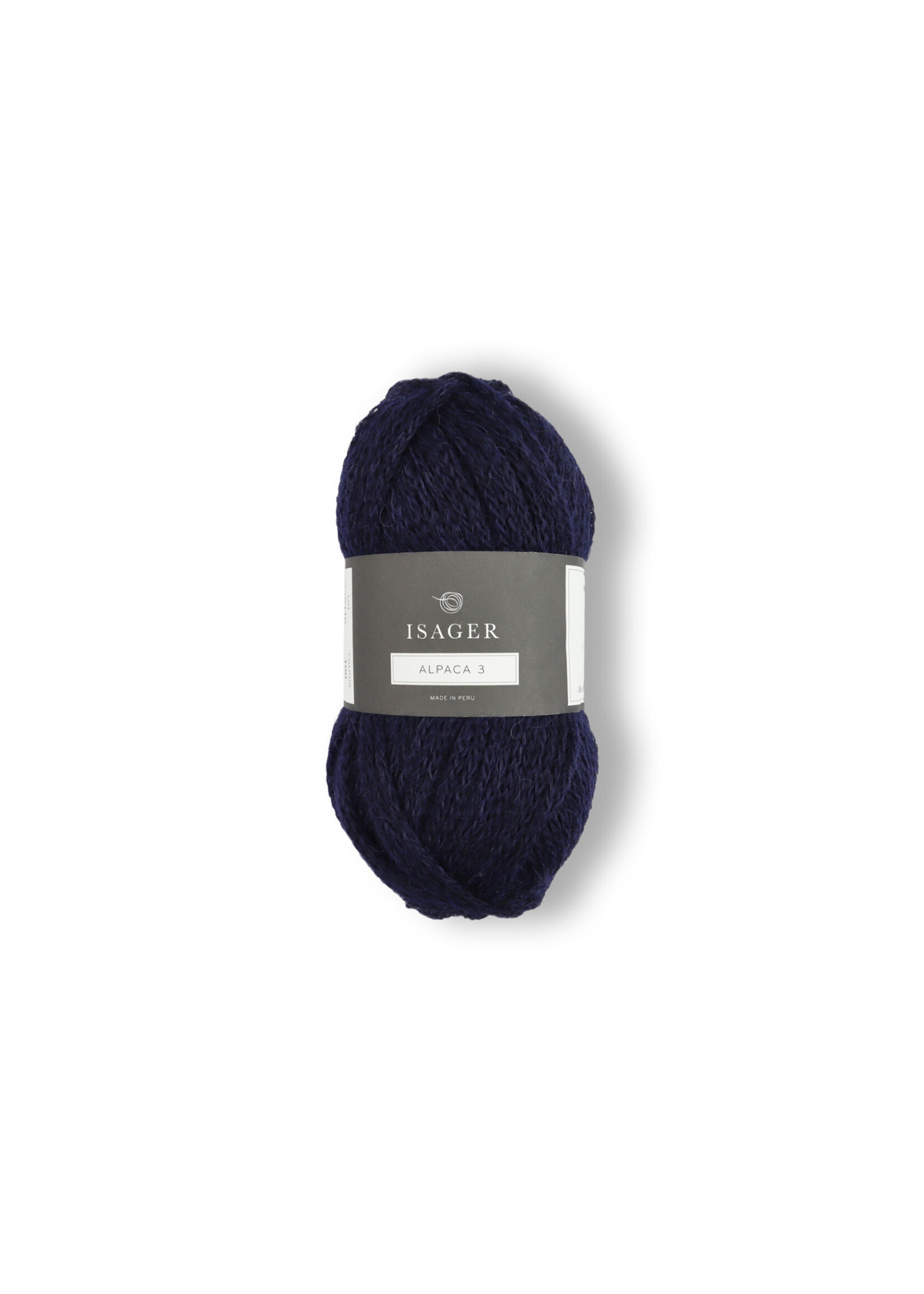 Isager Alpaca 3  Kleur: 100  Donkerblauw  50 gr Isager