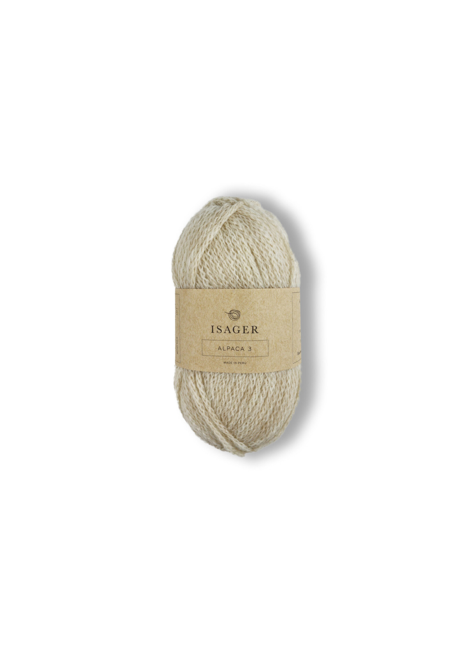 Isager Alpaca 3  Kleur: E6s   Beige  50 gr Isager