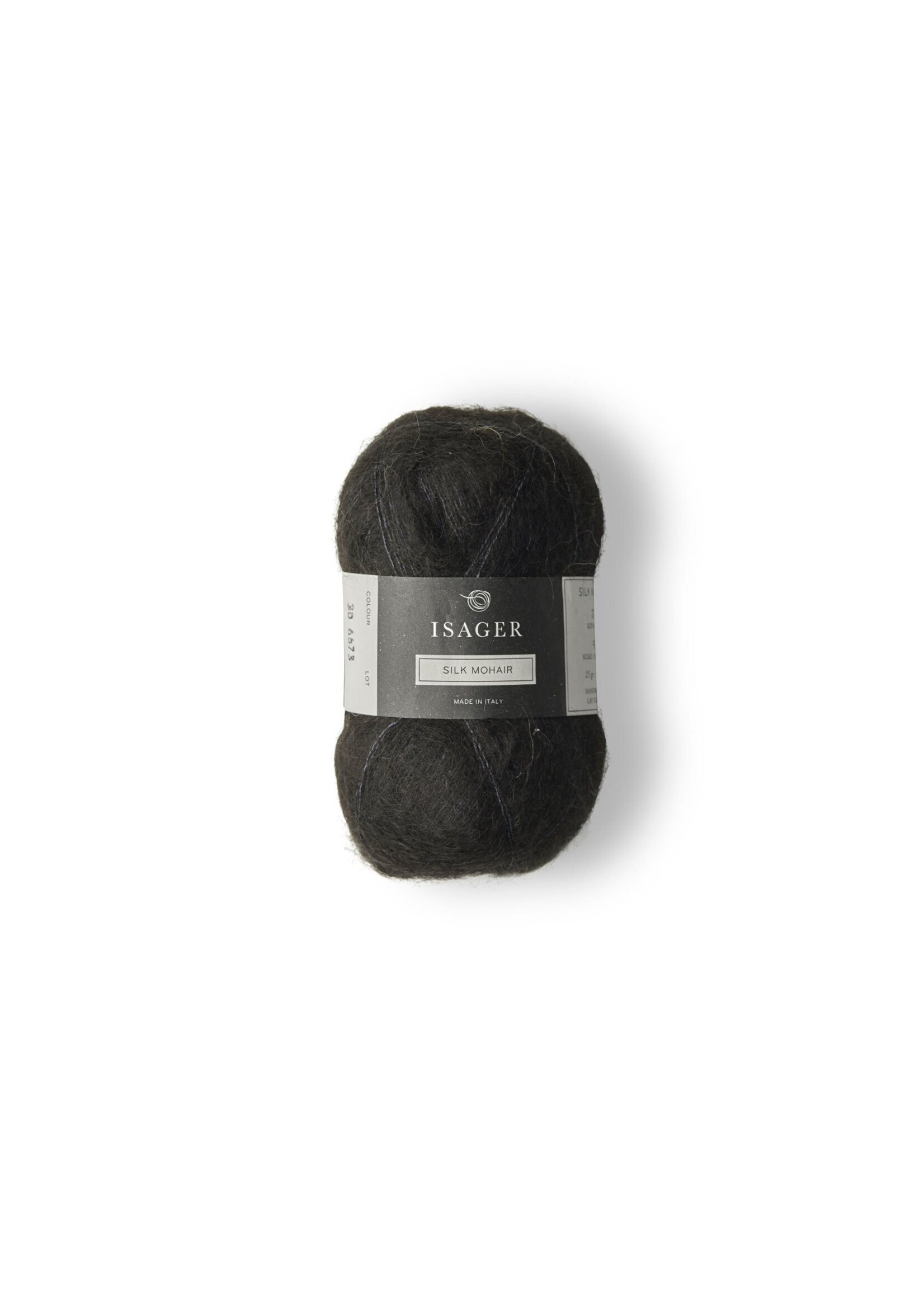 Isager Isager Silk Mohair kleur: 30 Zwart      25 gr