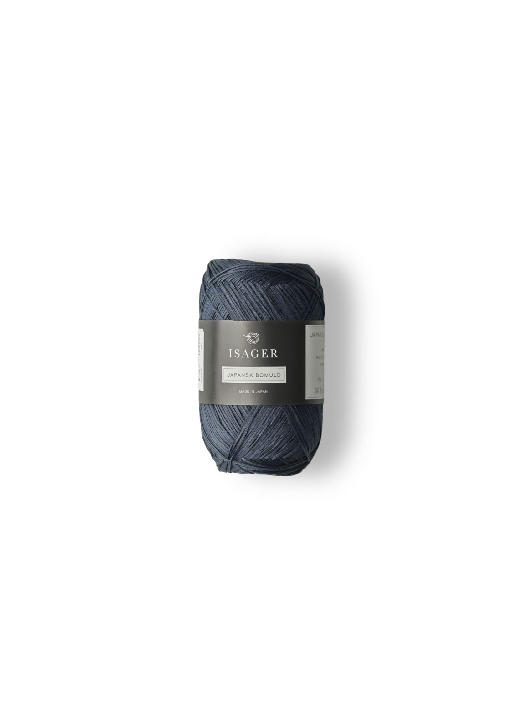 Isager Japansk Bomuld  kl. 54  NAVY  Isager   50gr  315m