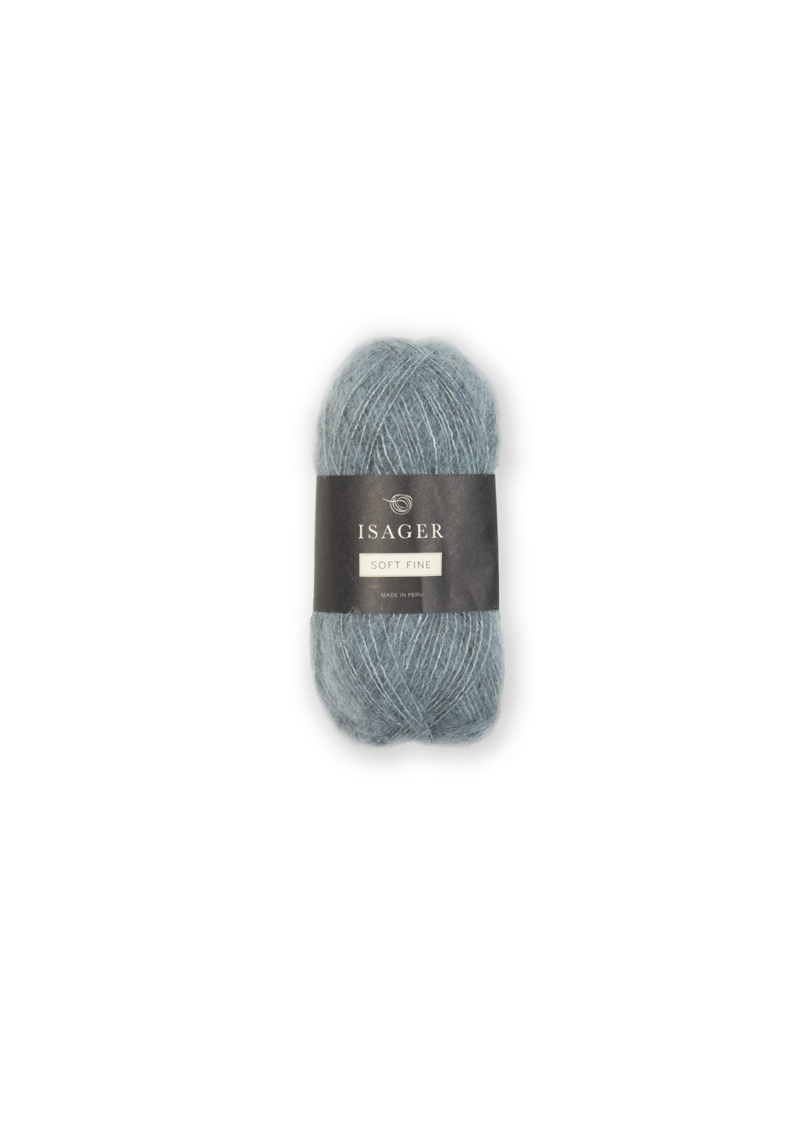 Isager Pakket Lace Schawlette  Isager licht grijsblauw  nr11
