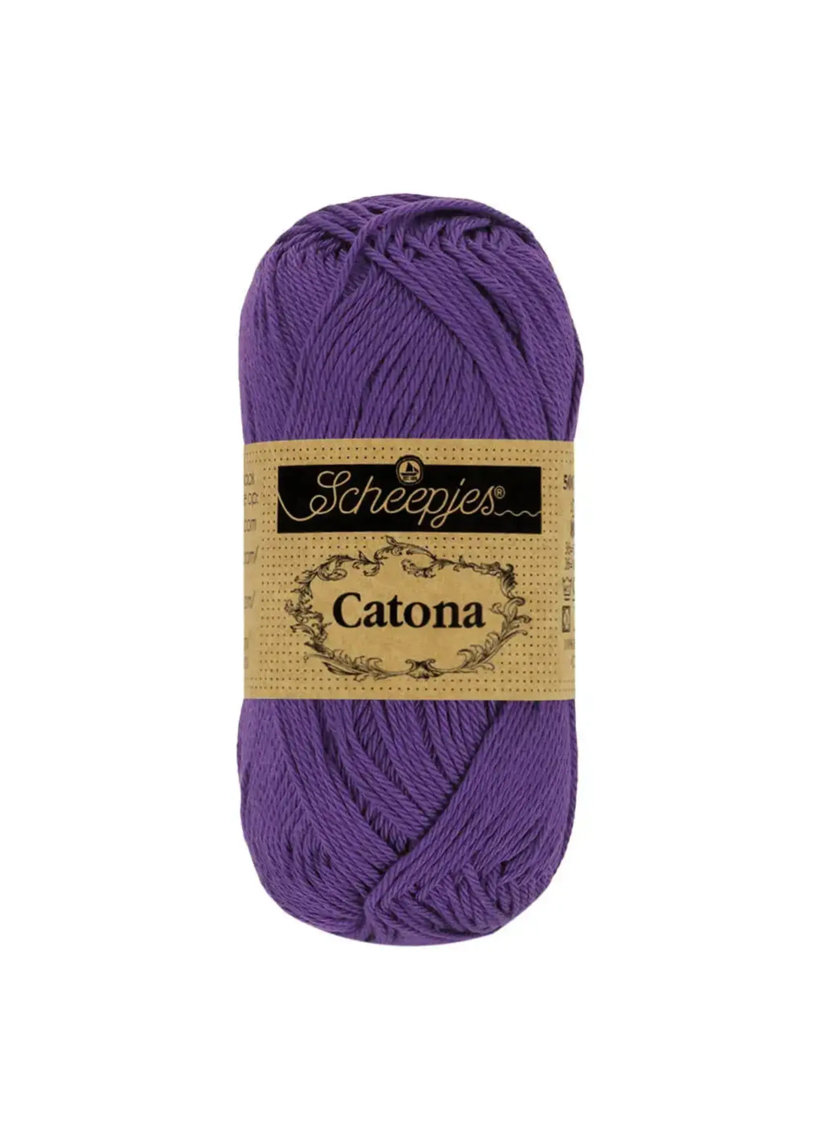 Scheepjes Catona Scheepjes 50 gr 521 Deep Violet