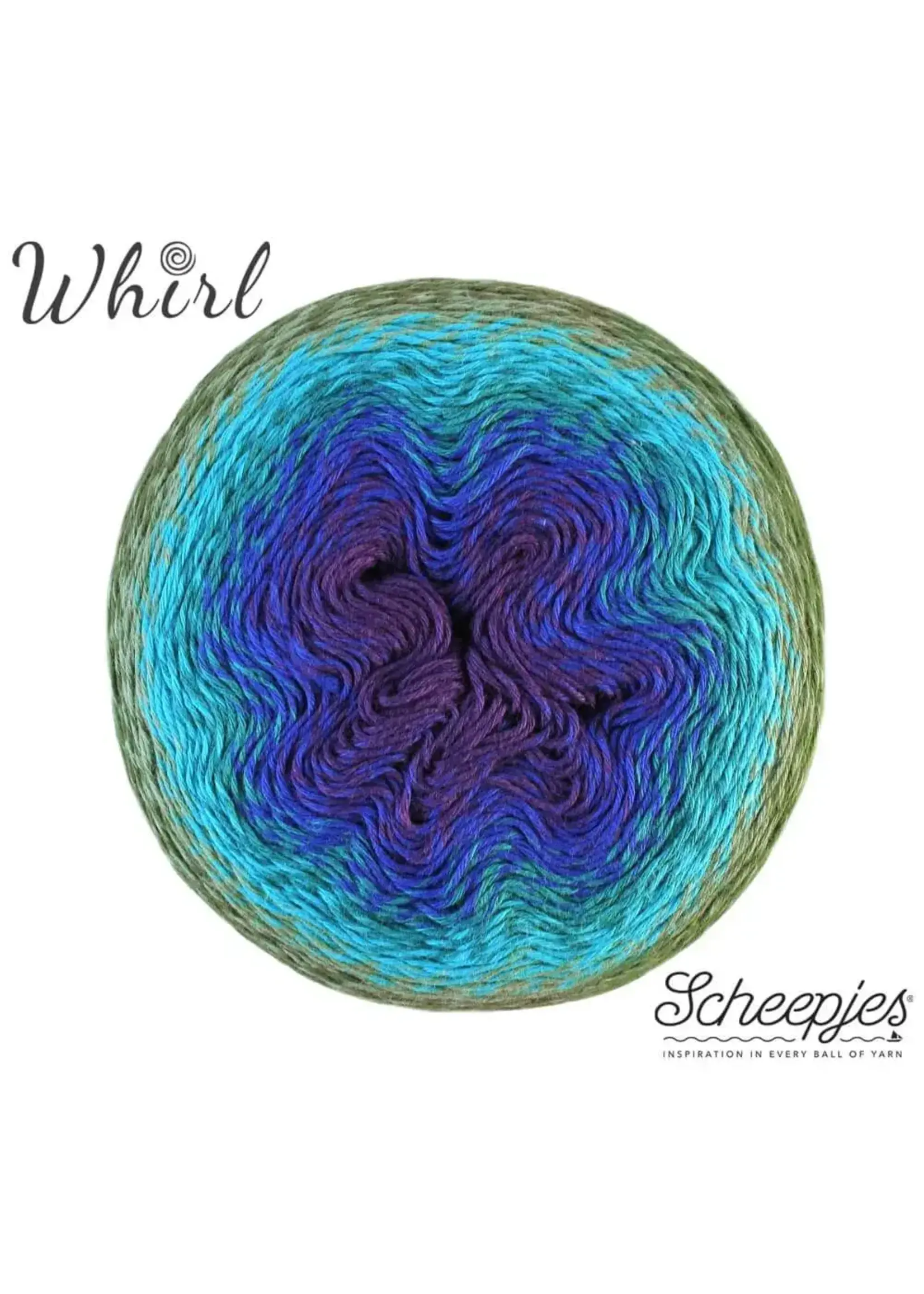 Scheepjes Whirl Scheepjes nr 769 Blackberry Mint Chip  1000m