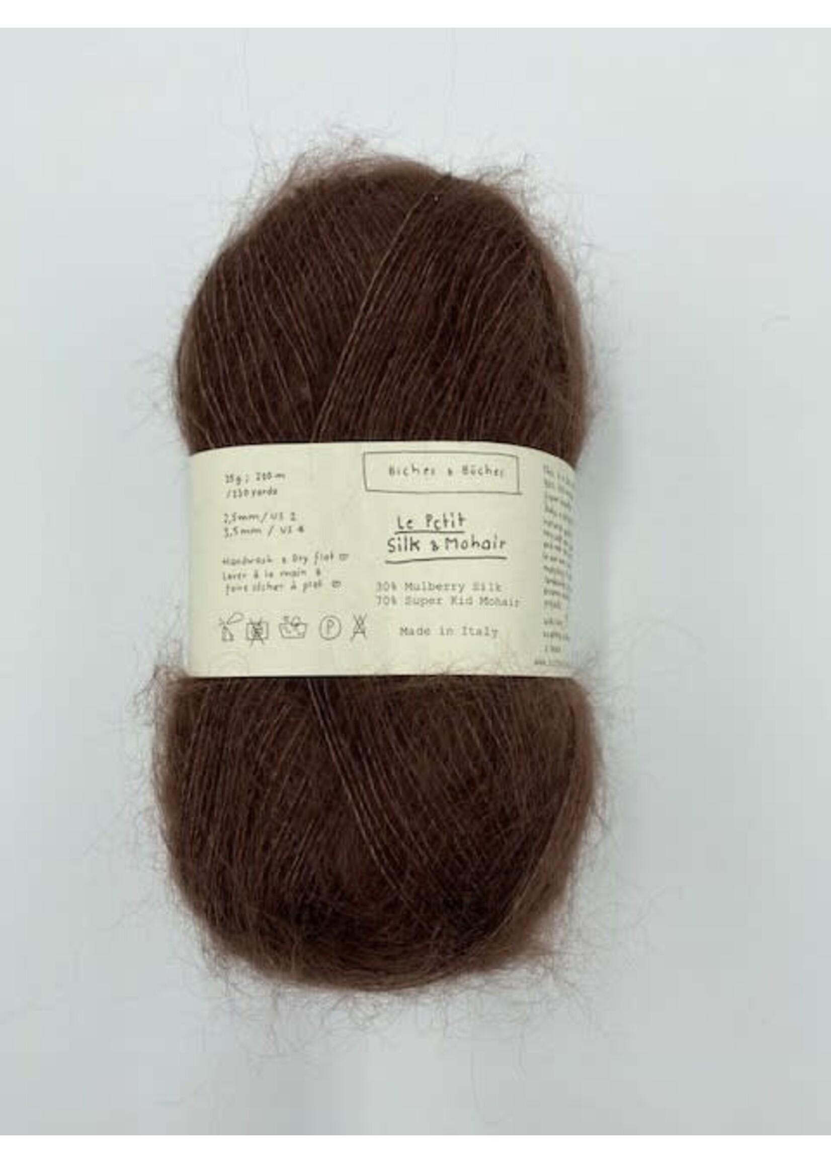 Biches et Bûches Le Petit Silk & Mohair Dark Brown
