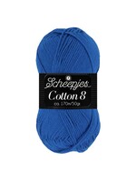 Scheepjes Cotton 8  nr 519 Koningsblauw   Scheepjes