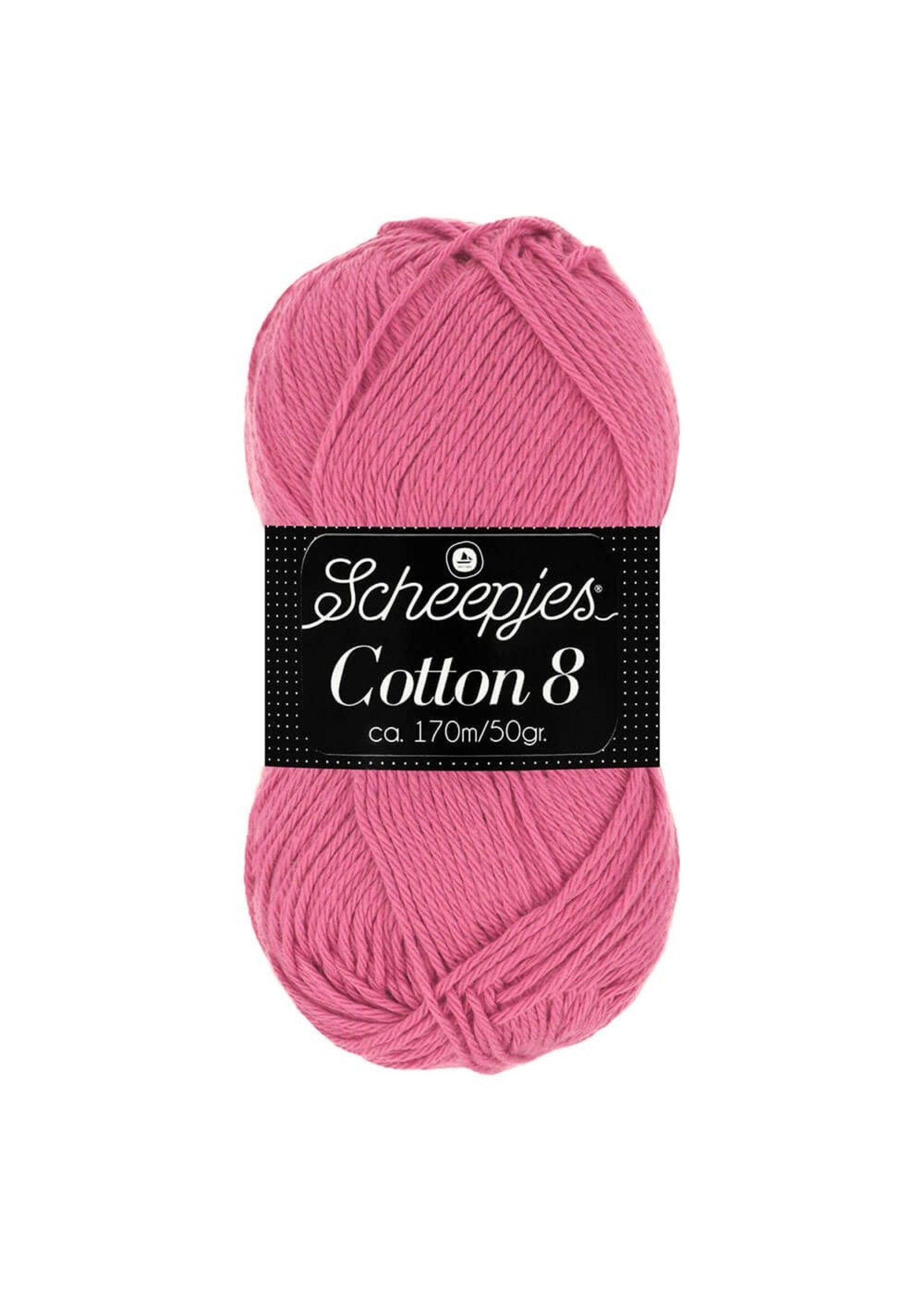Scheepjes Cotton 8  nr 653  Roze    Scheepjes