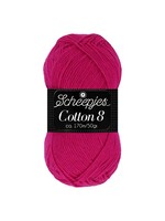 Scheepjes Cotton 8  nr 720 Framboos    Scheepjes