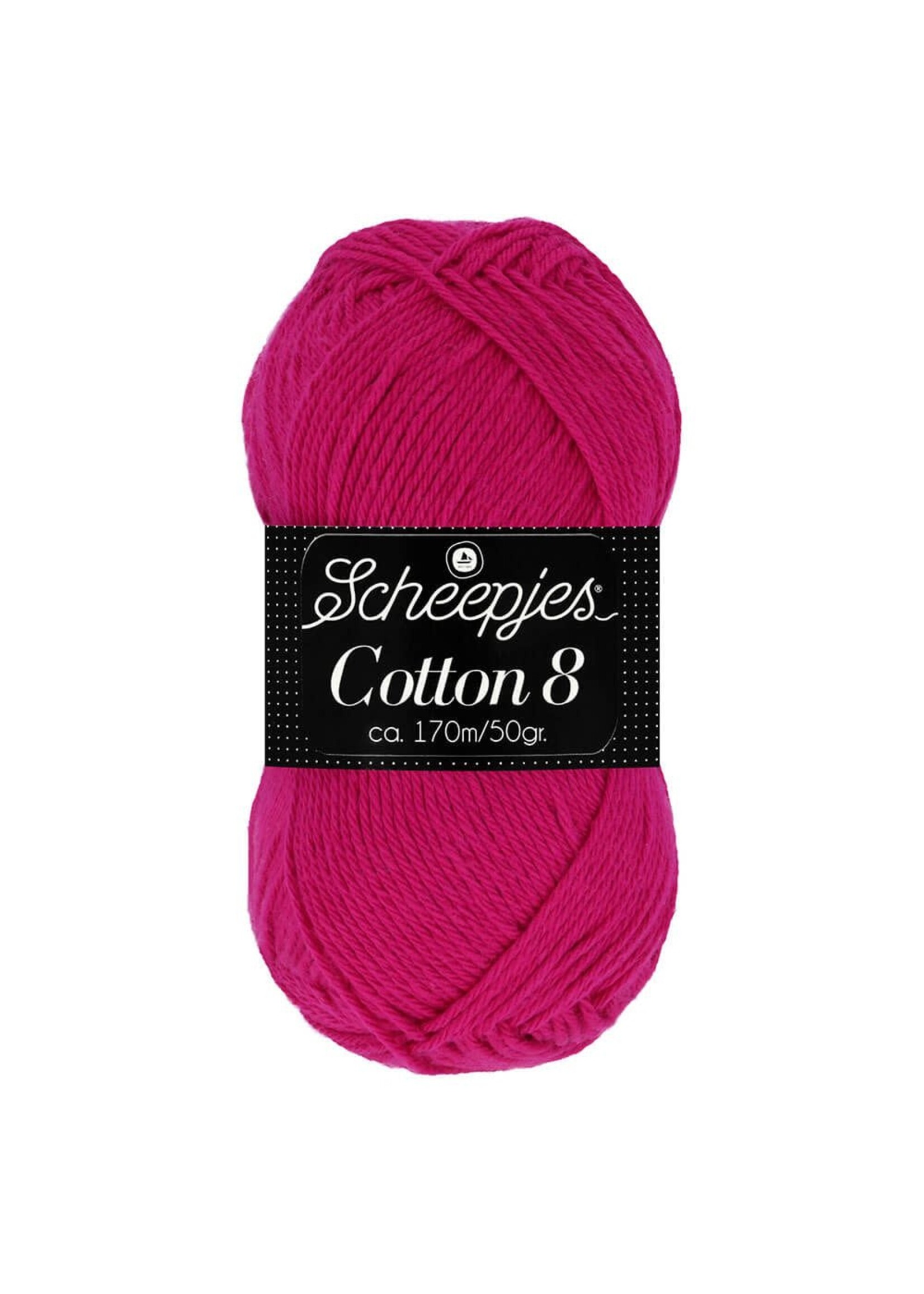Scheepjes Cotton 8  nr 720 Framboos    Scheepjes