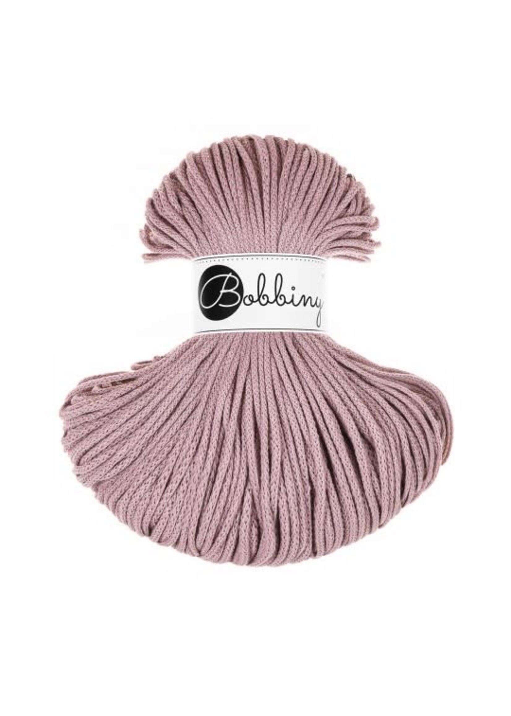 Bobbiny Junior 3 mm  Mauve  cotton cord 100 m Bobbiny