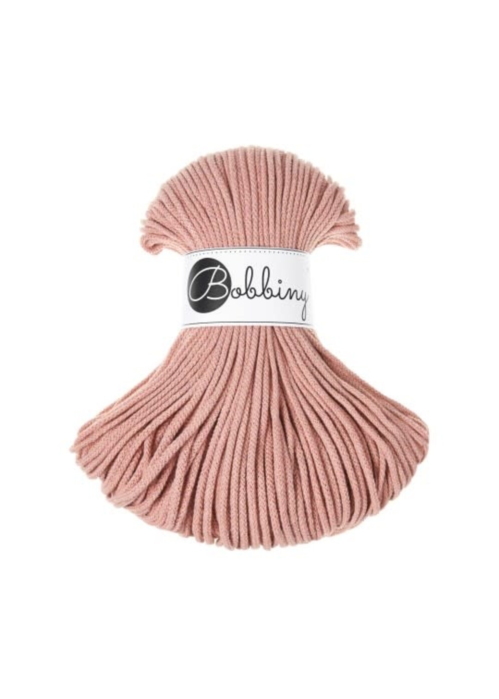 Bobbiny Junior 3 mm  Junior Blush   cotton cord 100 m Bobbiny