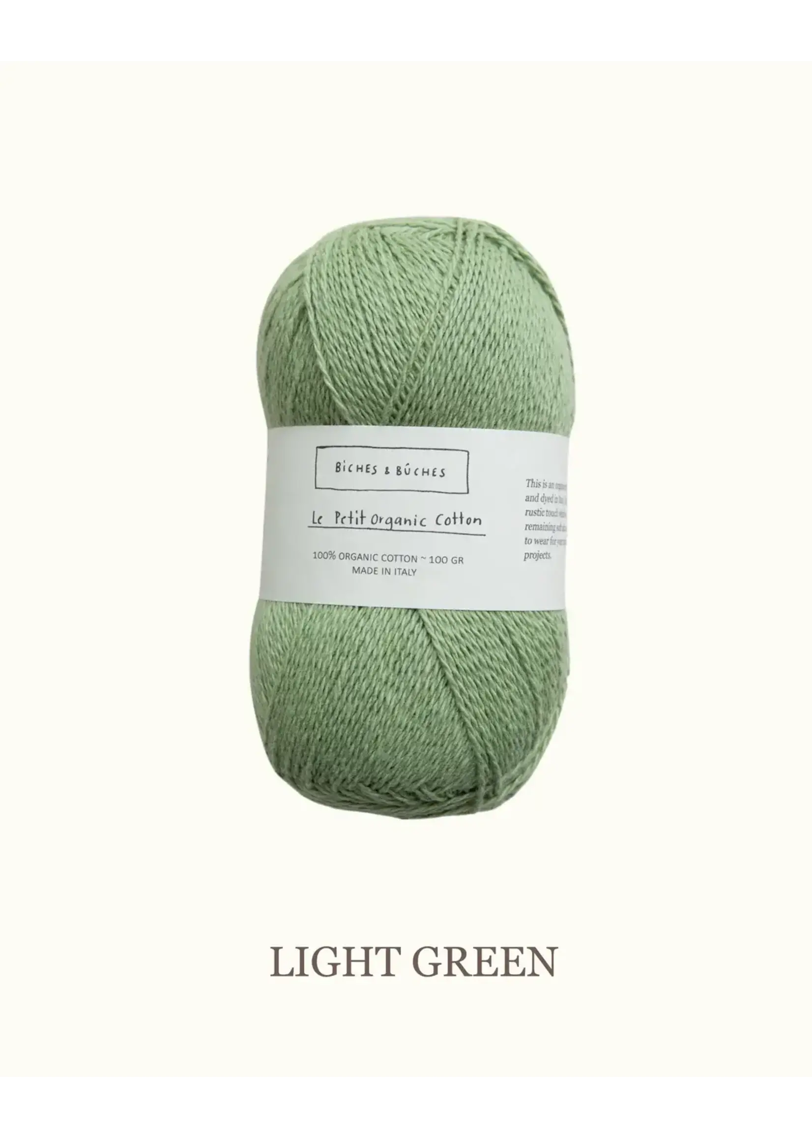 Biches et Bûches Le Petit Organic Cotton Light Green  100 gr