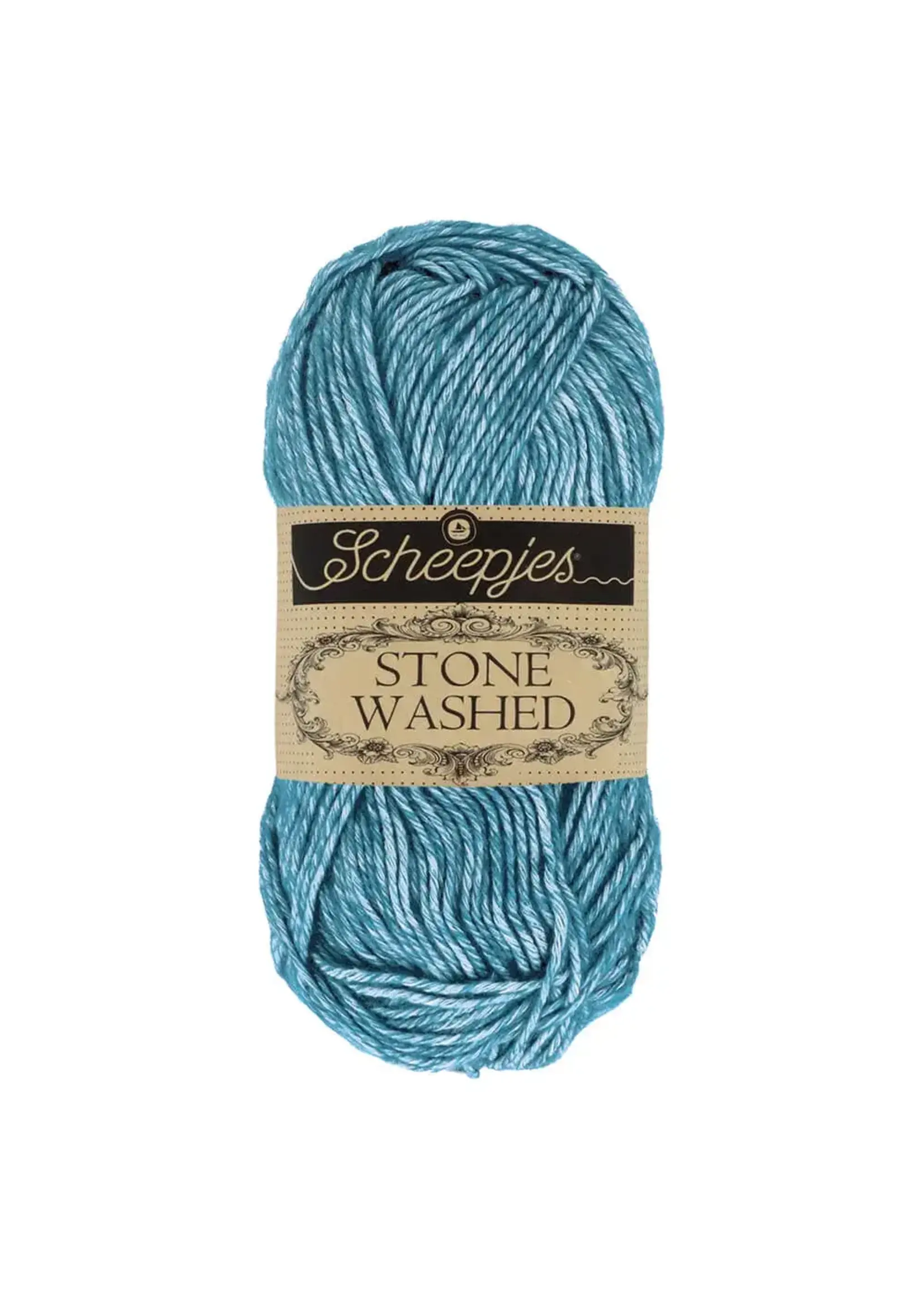 Scheepjes Stone Washed Apatite Blue 805  50 gr