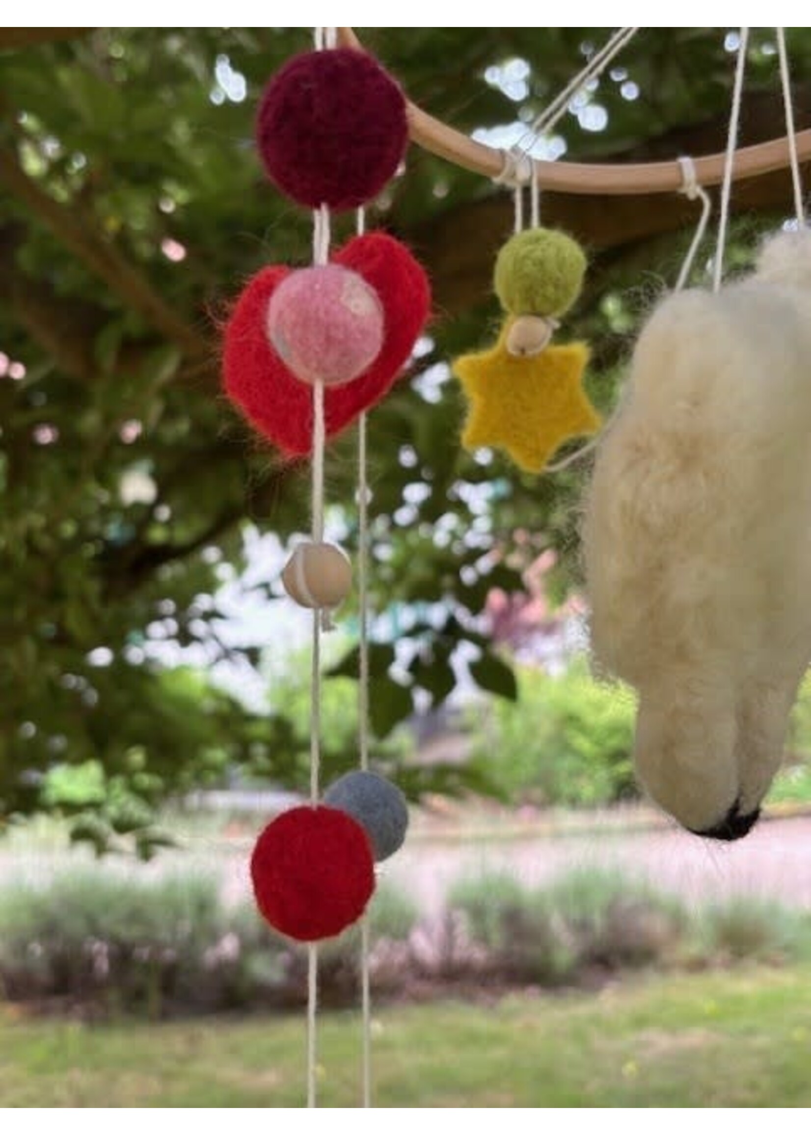 Workshop Baby Mobiel Vilten - per groep van max. 8 personen