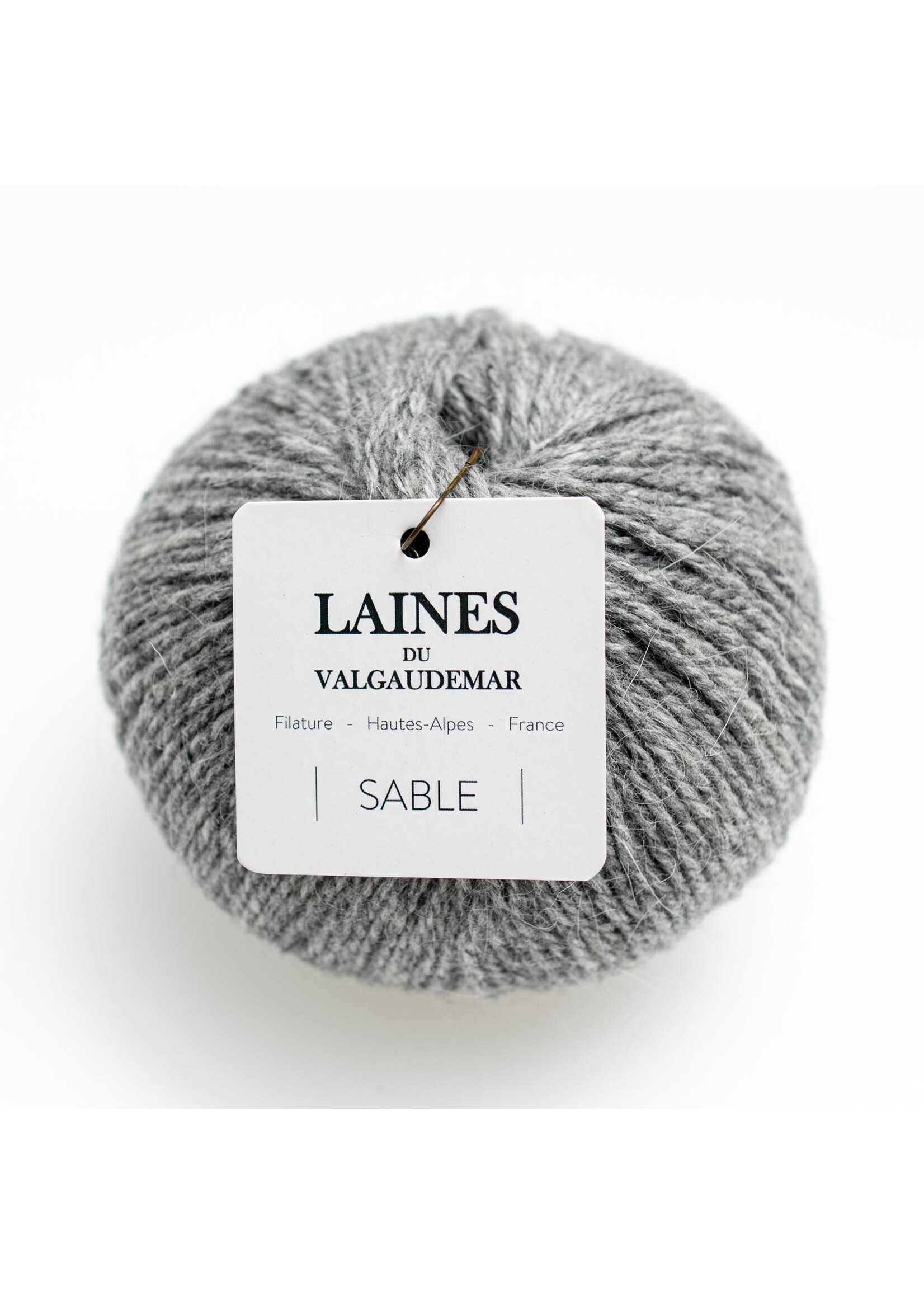 Laines du Valgaudemar SABLE Chiné Gris  50 gr