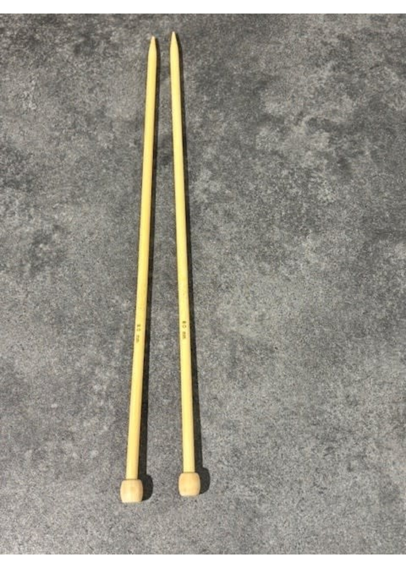 Bamboo  breinaalden 8 mm  40 cm