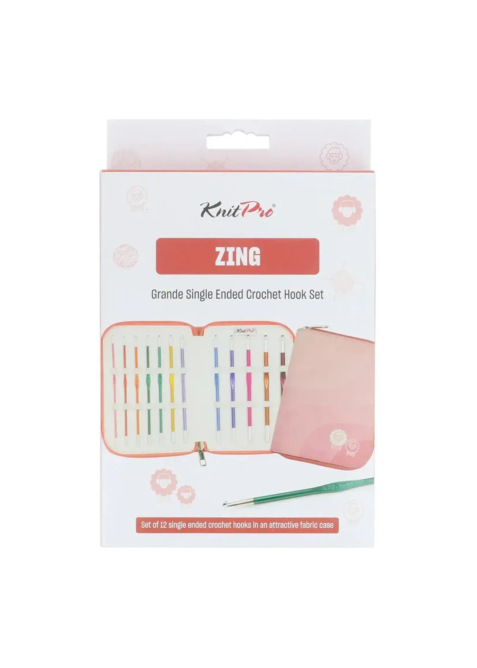 KnitPro Haaknaaldenset  Knitpro Zing