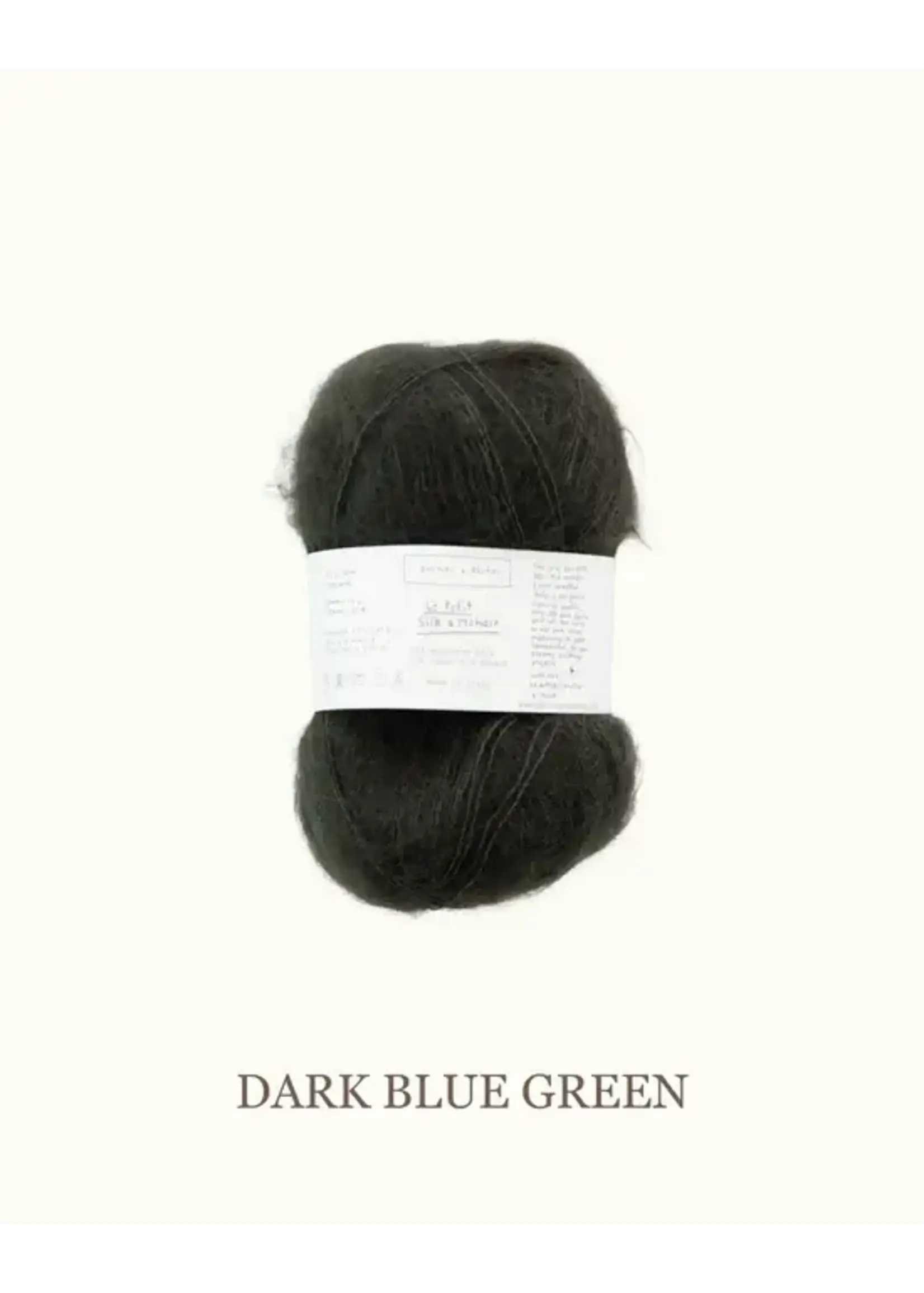 Biches et Bûches Le Petit Silk & Mohair Dark Blue Green