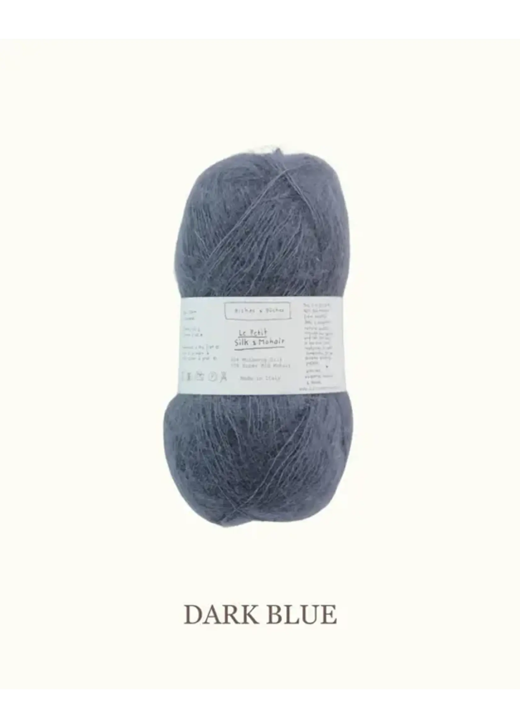 Biches et Bûches Le Petit Silk & Mohair Dark Blue