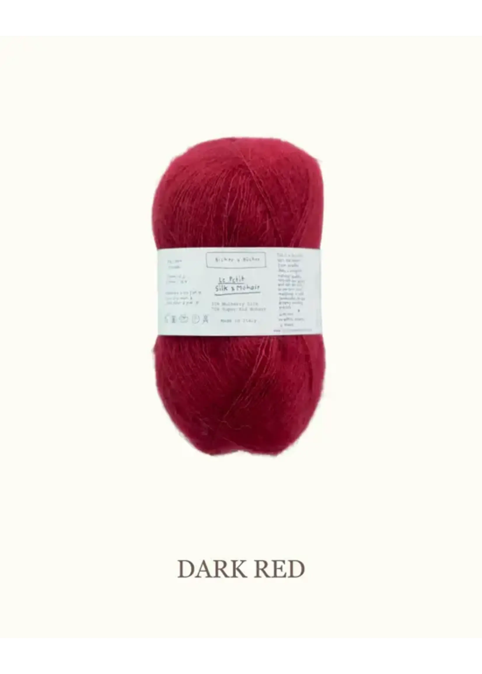Biches et Bûches Le Petit Silk & Mohair Dark Red
