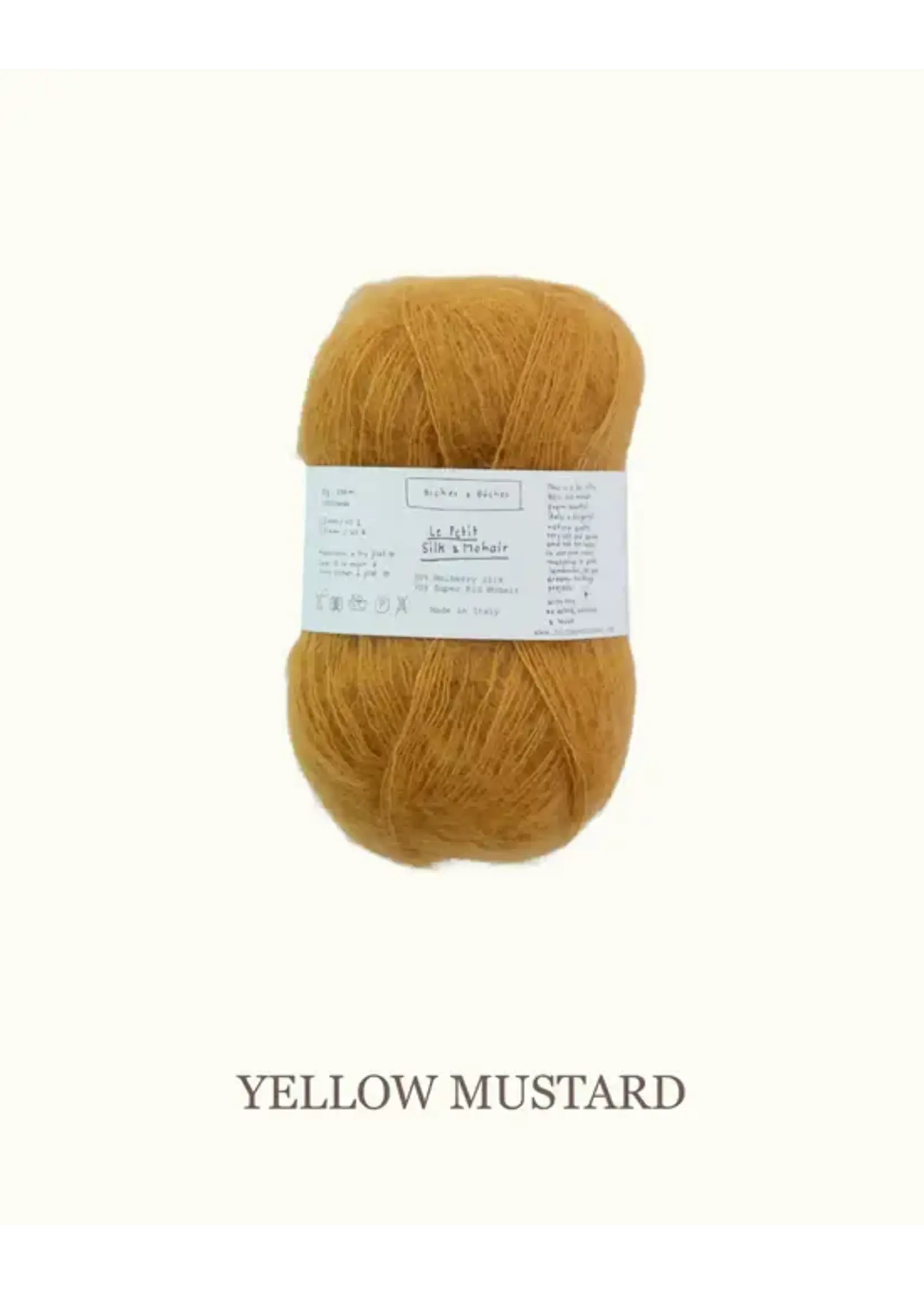 Biches et Bûches Le Petit Silk & Mohair  Yellow Mustard