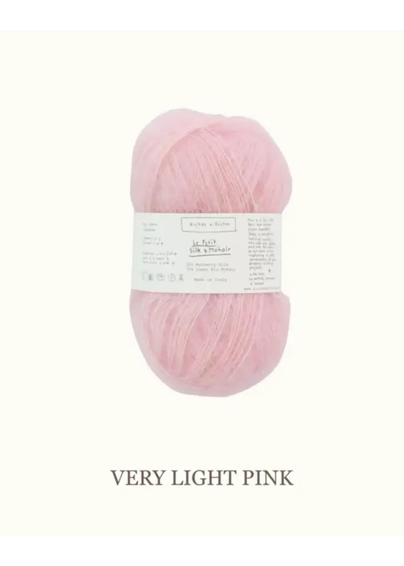 Biches et Bûches Le Petit Silk & Mohair  Very Light Pink