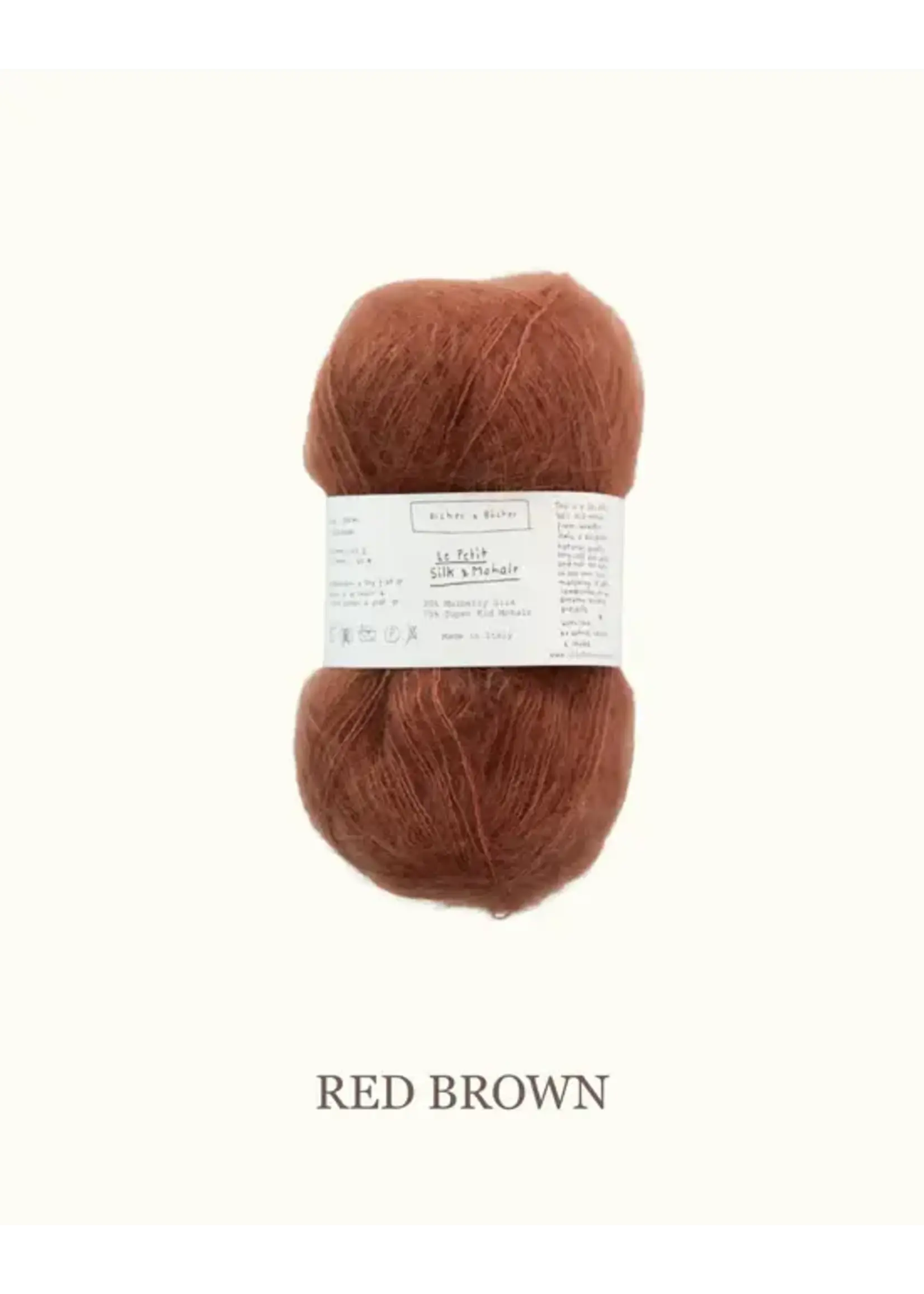 Biches et Bûches Le Petit Silk & Mohair Red Brown