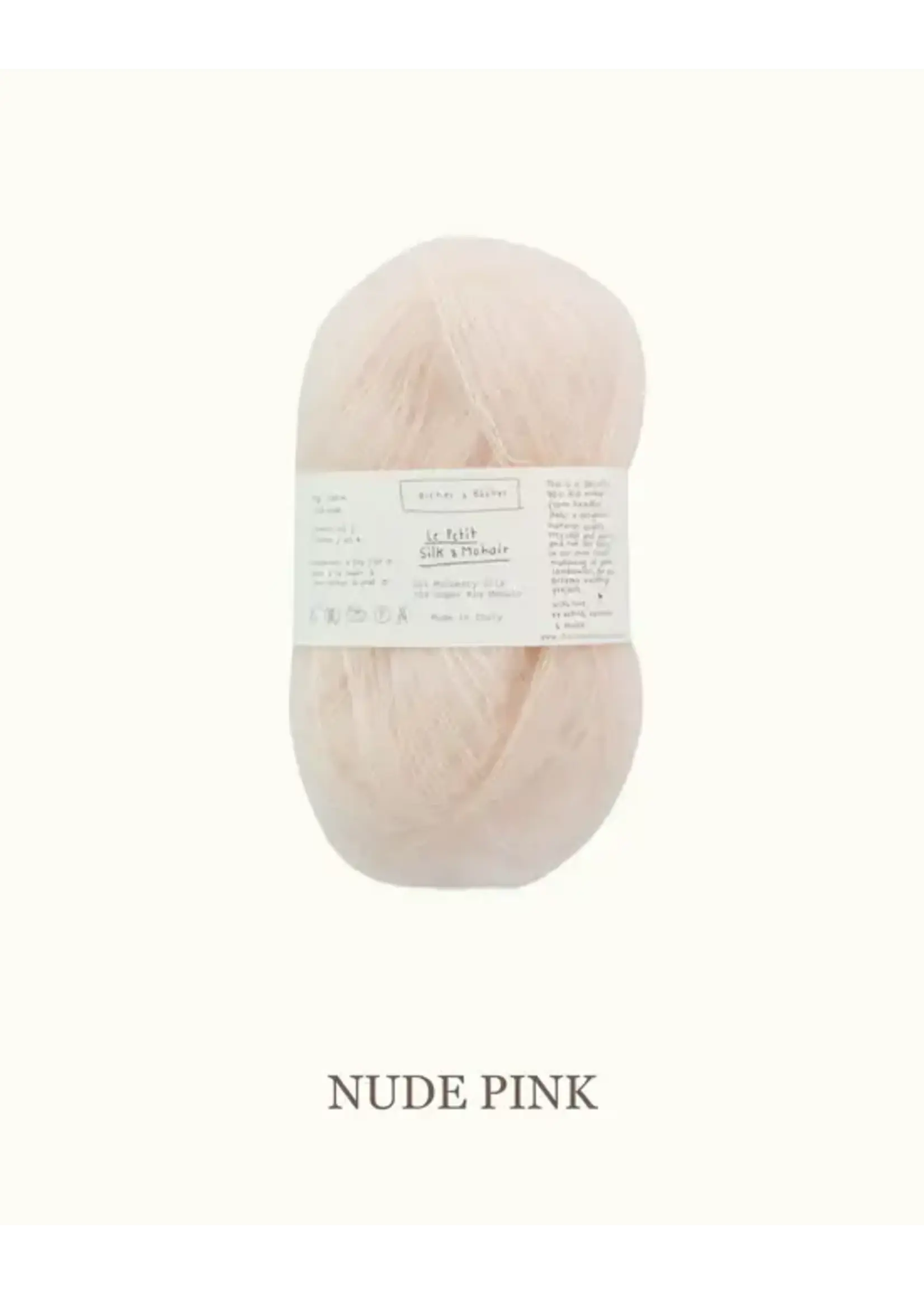 Biches et Bûches Le Petit Silk & Mohair Nude Pink