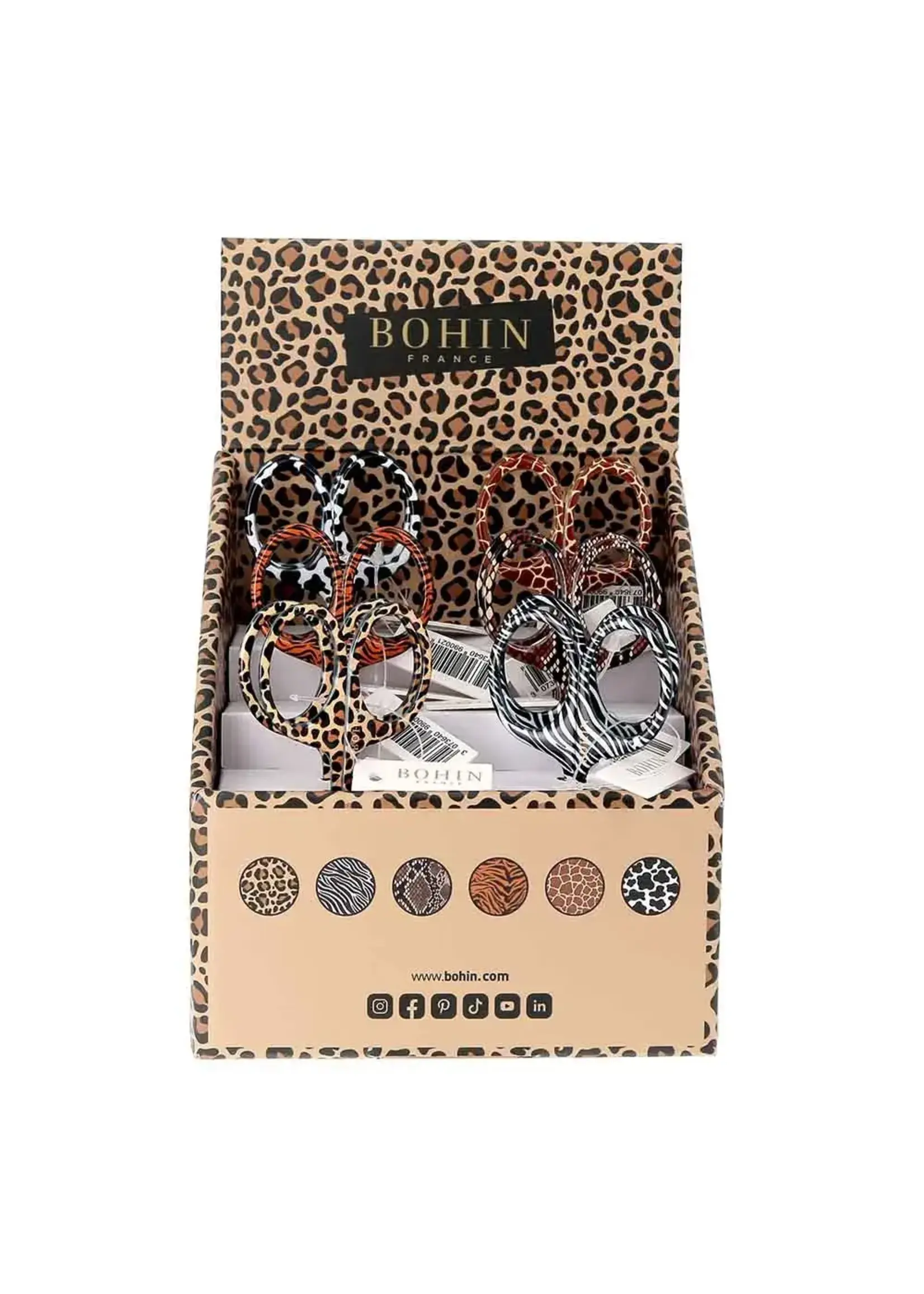 KnitPro Safari borduurschaar Bohin   9 cm