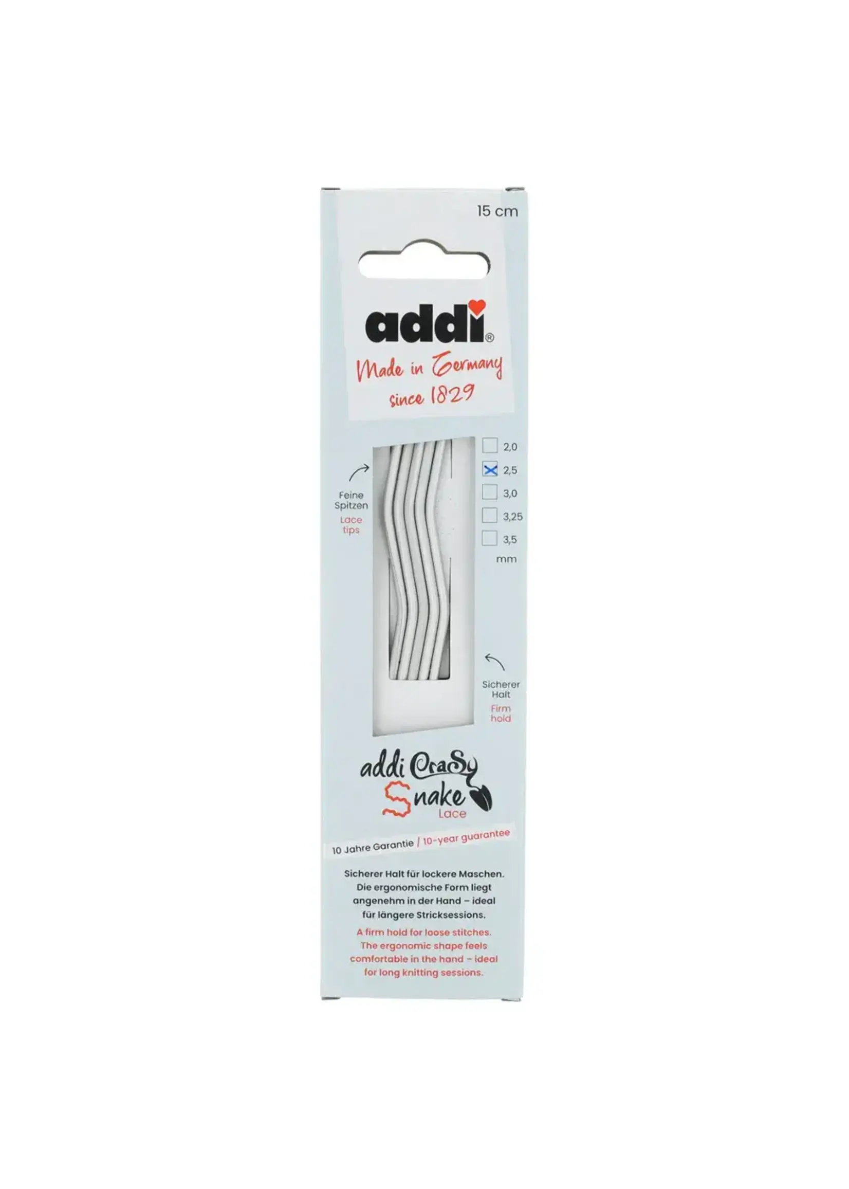 Addi Addi Crazy Snake sokkennaalden 15 cm  2.00 mm