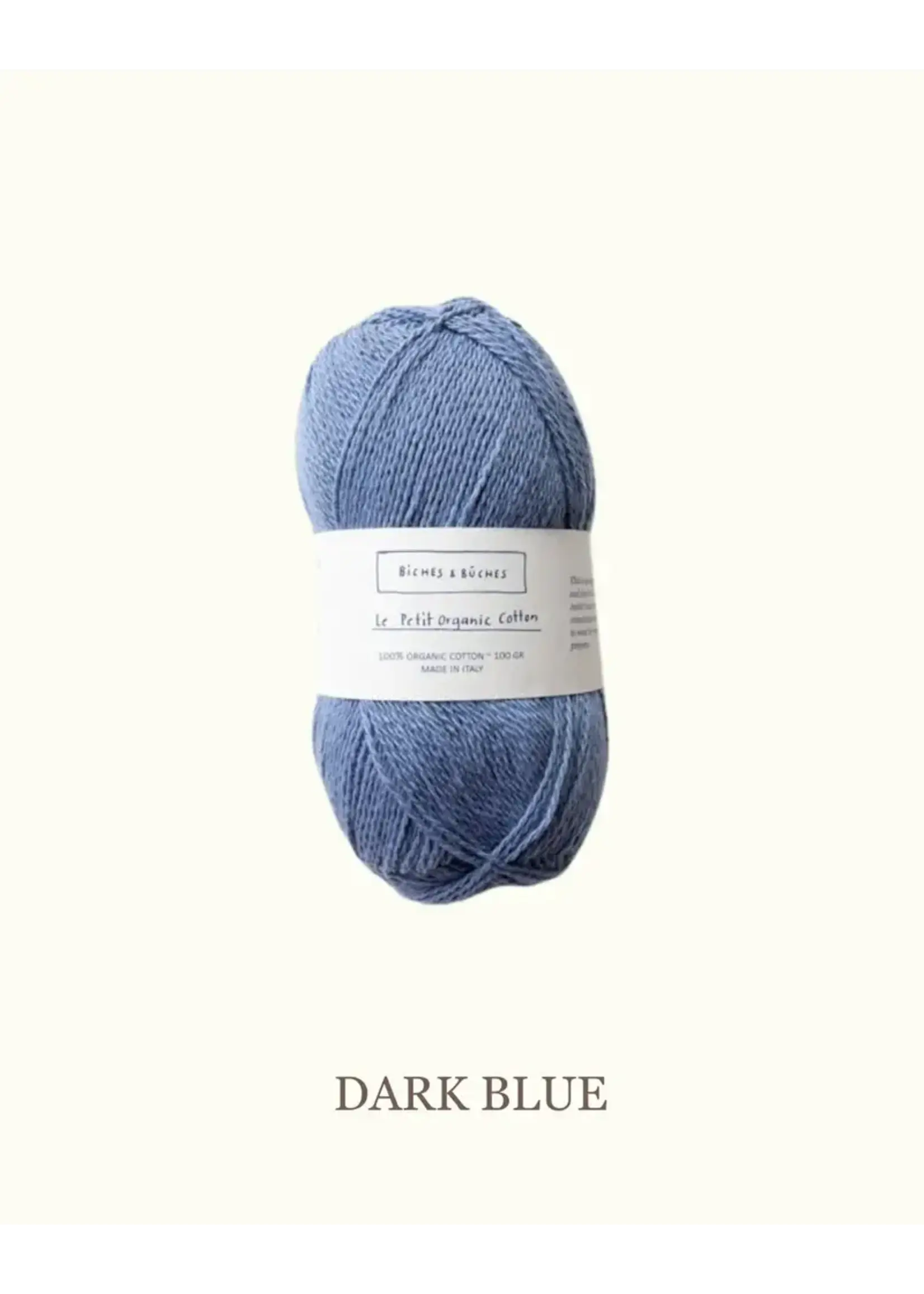 Biches et Bûches Le Petit Organic Cotton   Dark Blue    100 gr