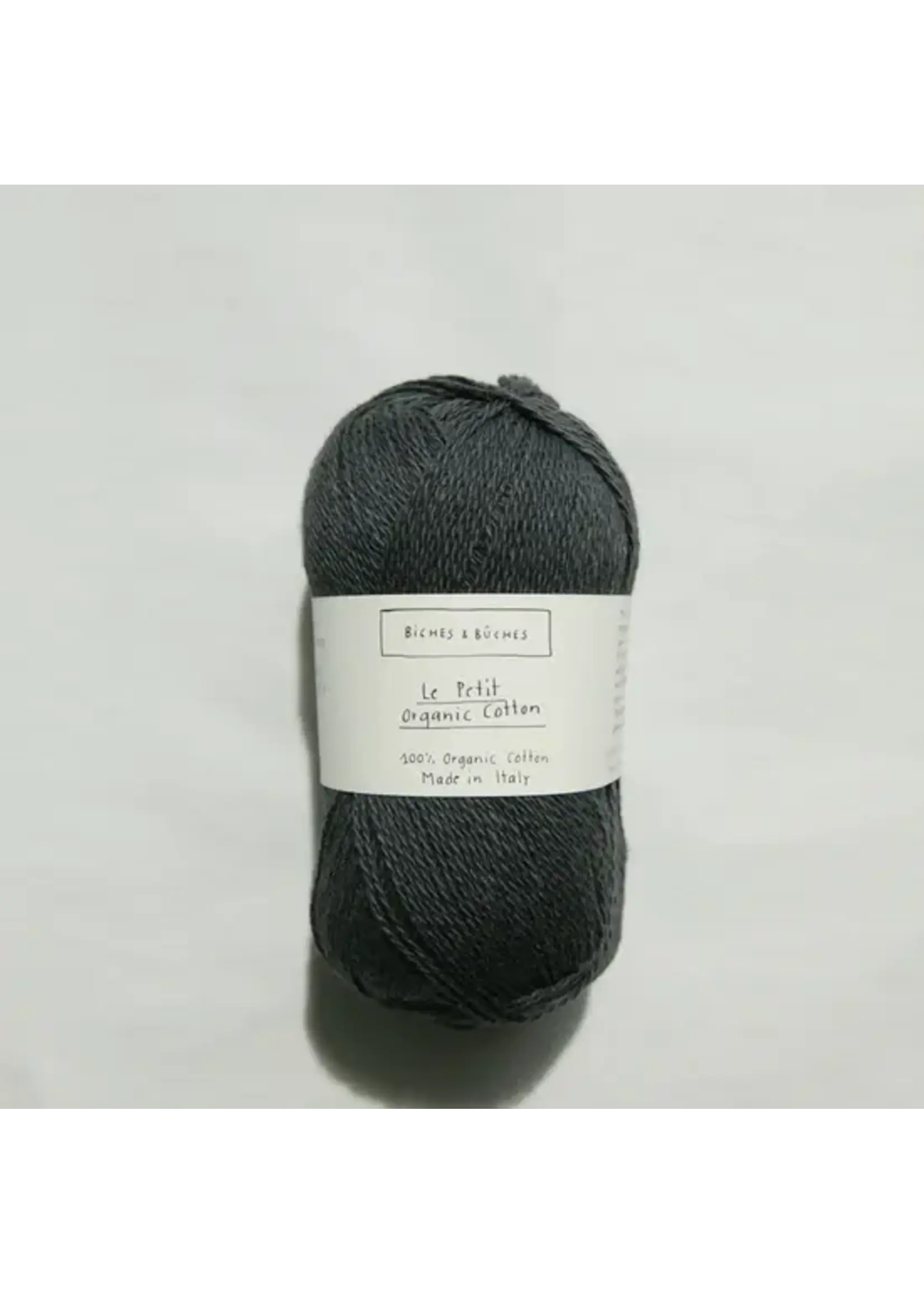 Biches et Bûches Le Petit Organic Cotton 100 gr Dark Grey